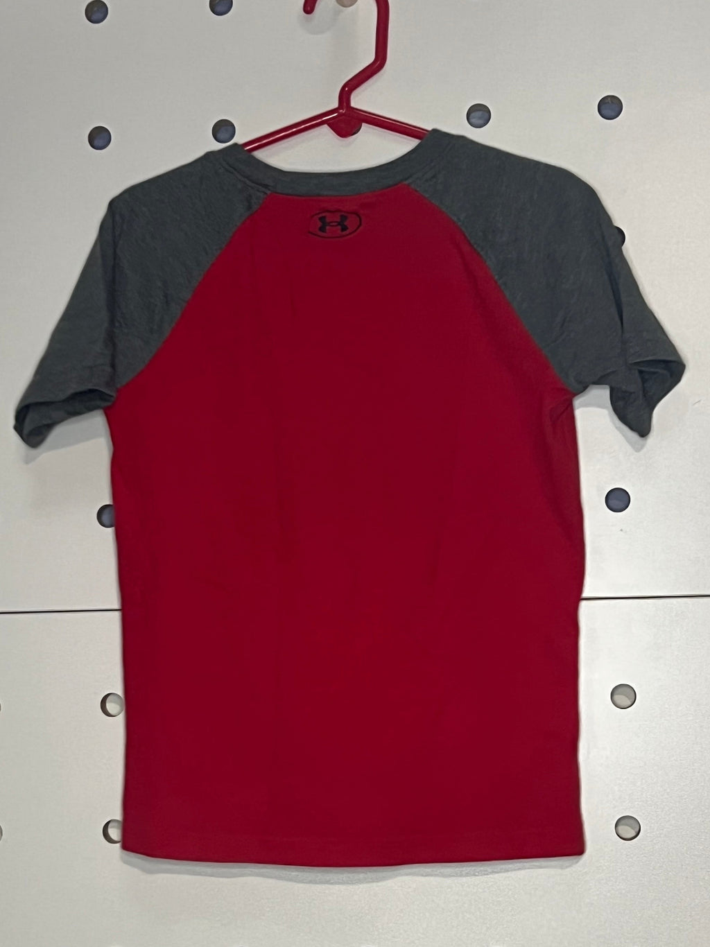 Under Armour - Kids' Red and Grey Baseball T-Shirt