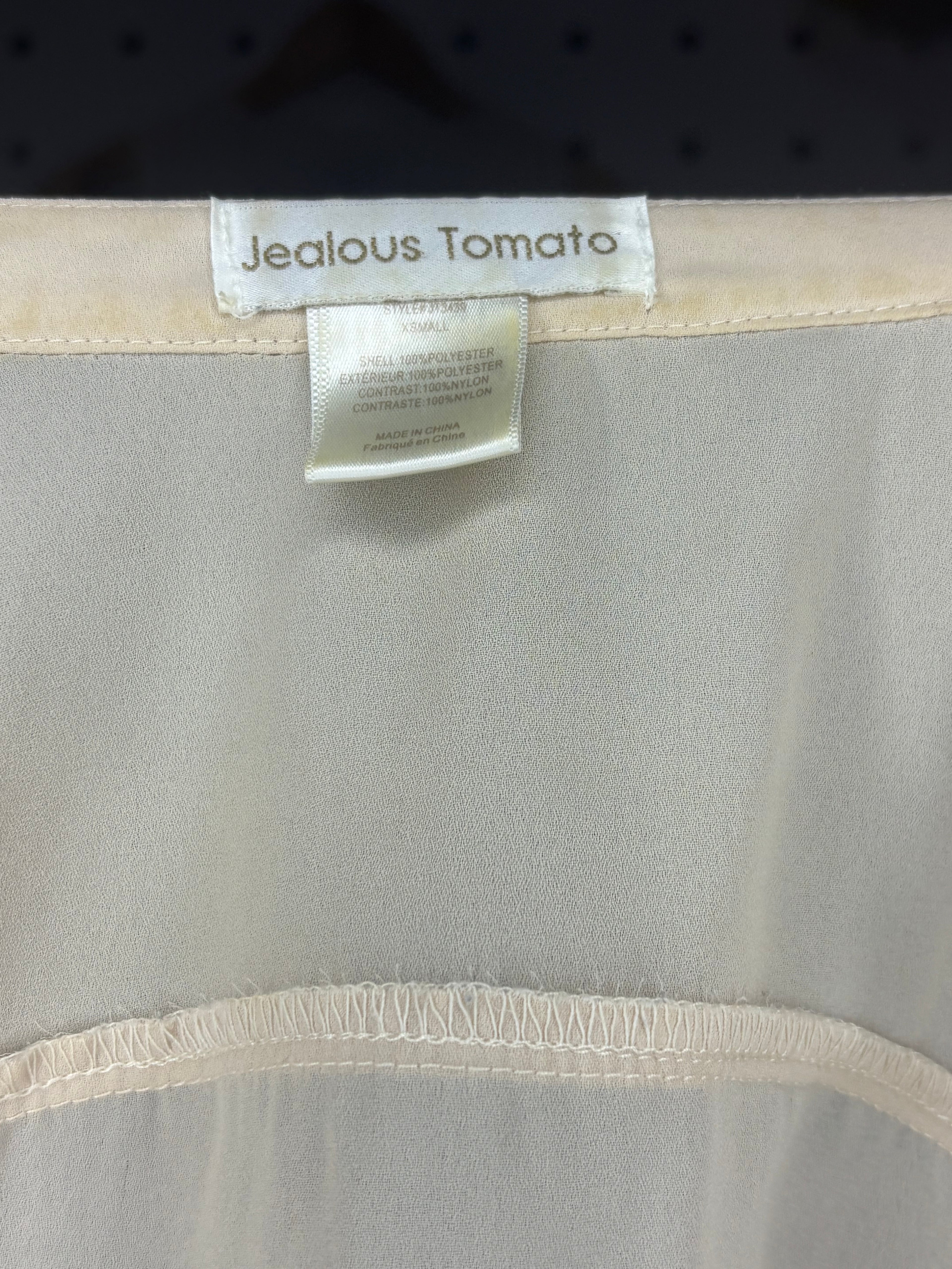 Jealous Tomato - Cream Blouse