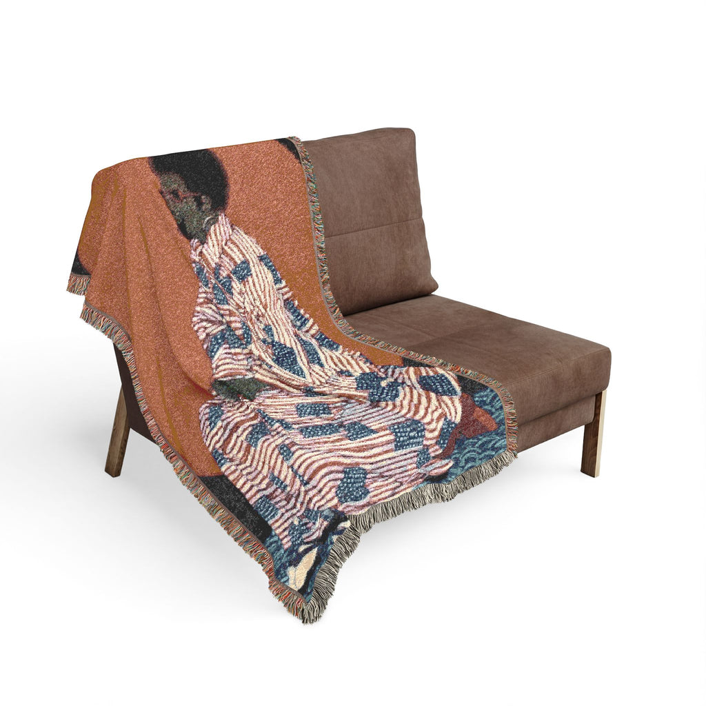 Afromerican Hero - Woven Blanket