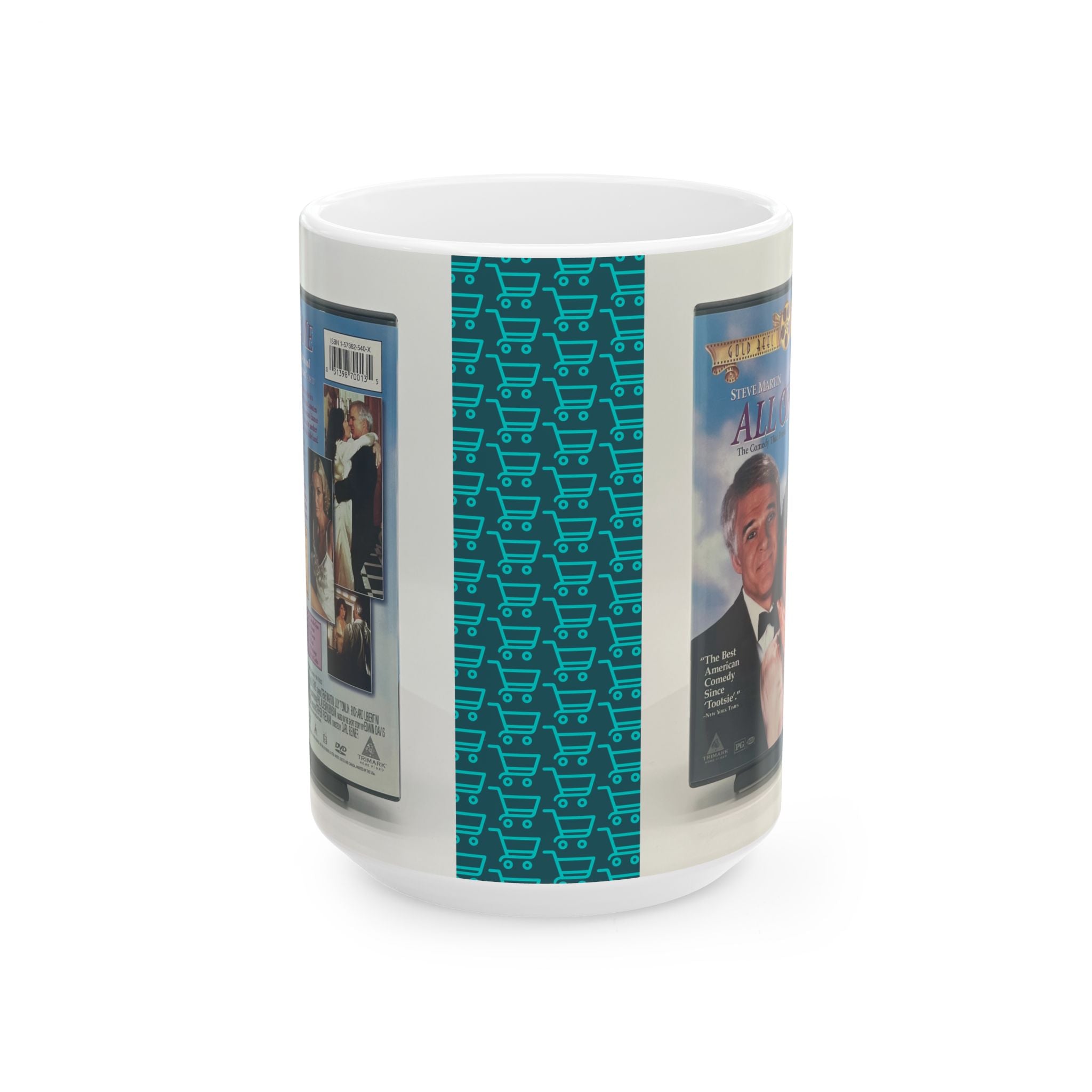Vintage Movie Poster Ceramic Mug — Classic Film Collage Coffee Cup (11oz/15oz)