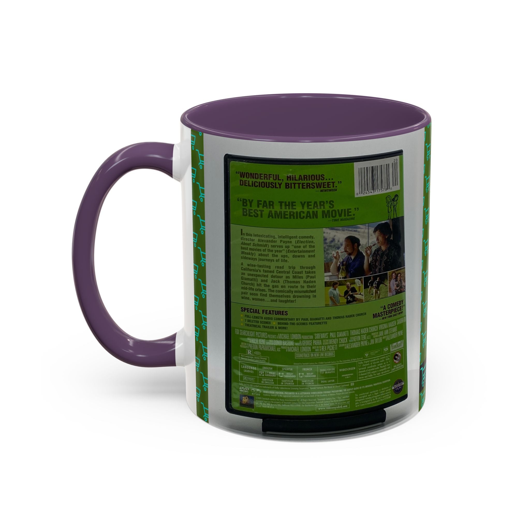 Sideways Movie Poster Accent Coffee Mug — 11/15oz