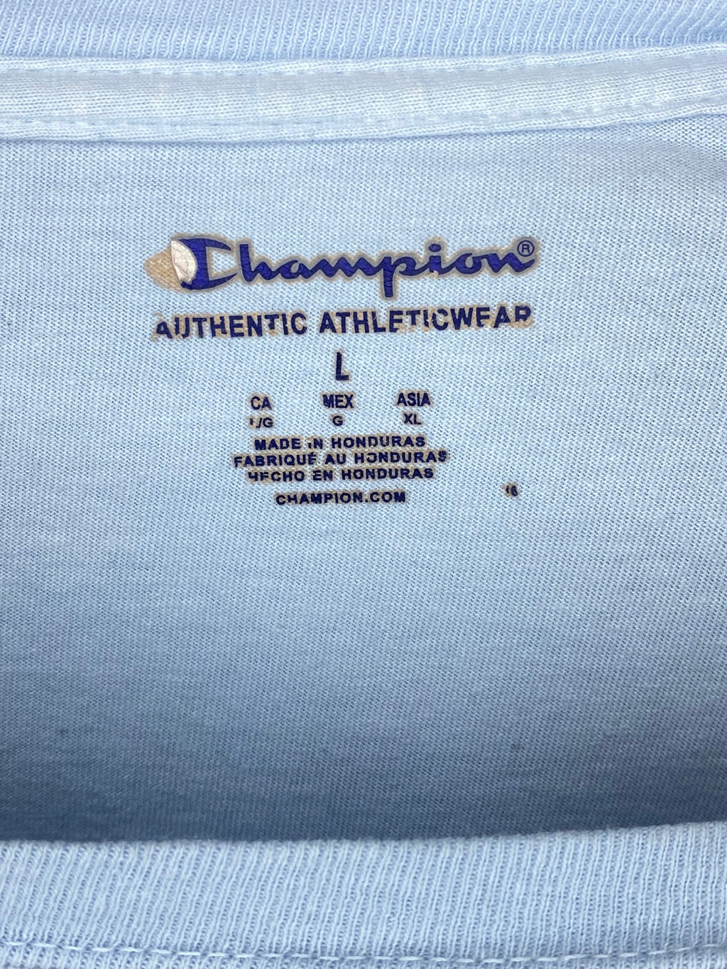 Champion - Men's Blue Classic Jersey Dip Dye T-Shirt