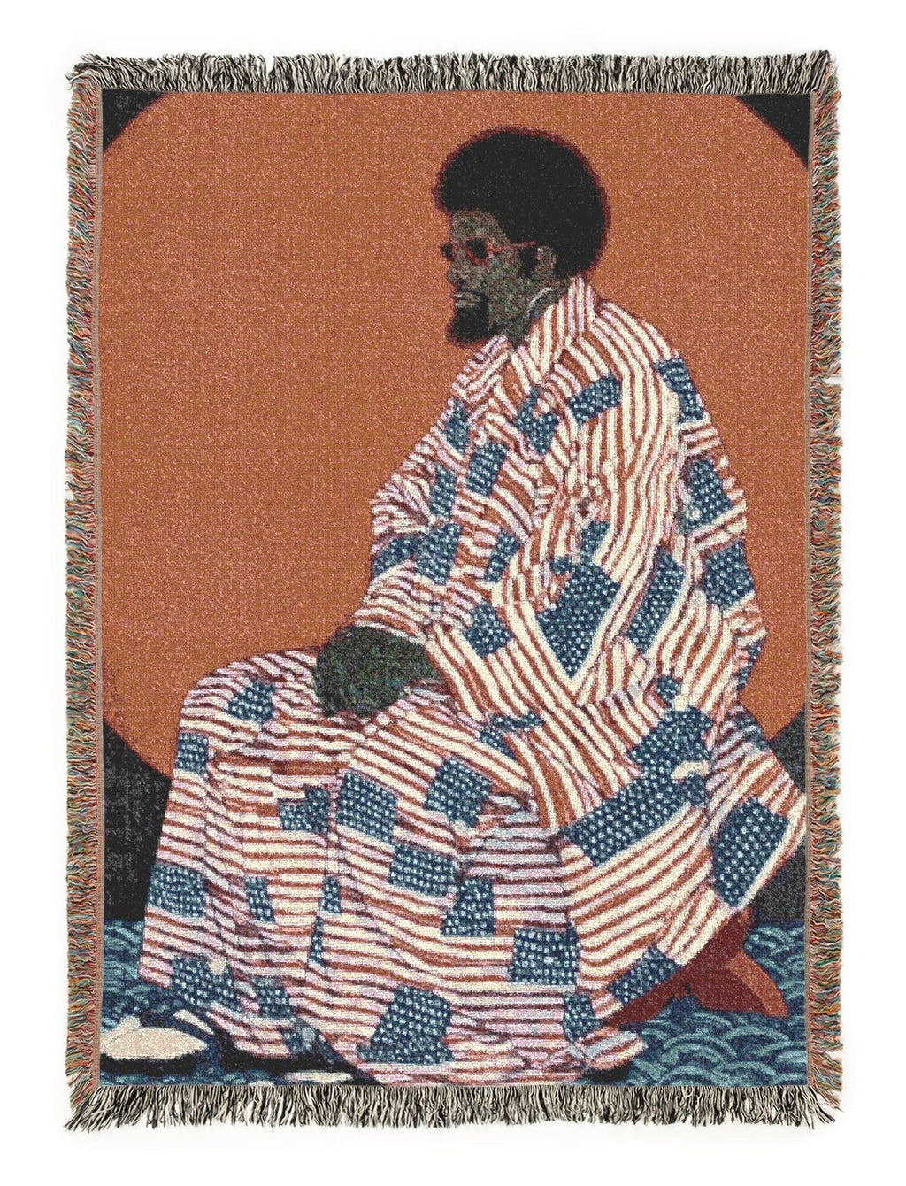 Afromerican Hero - Woven Blanket