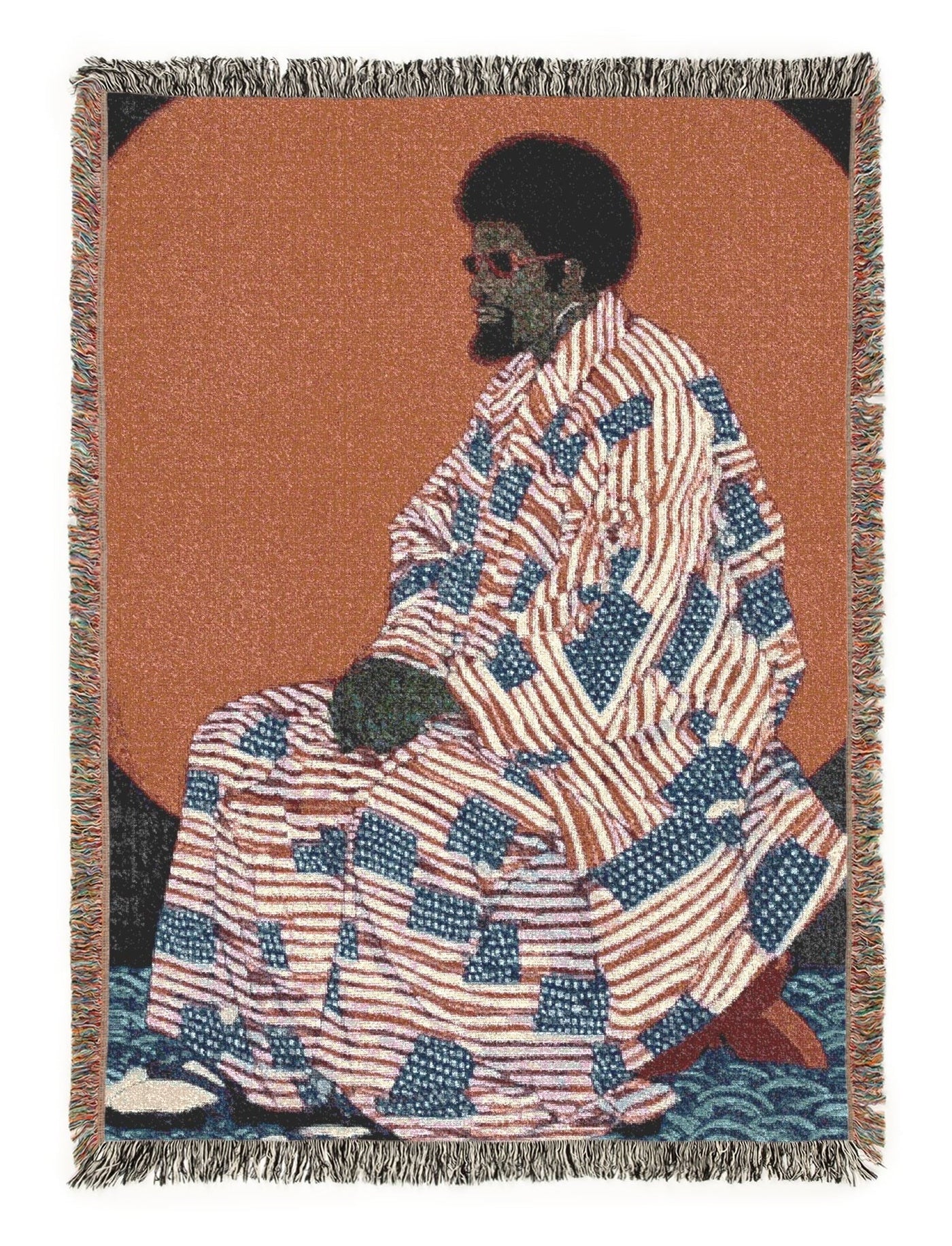 Afromerican Hero - Woven Blanket