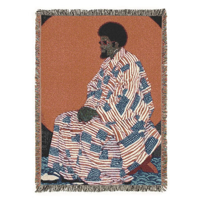 Afromerican Hero - Woven Blanket