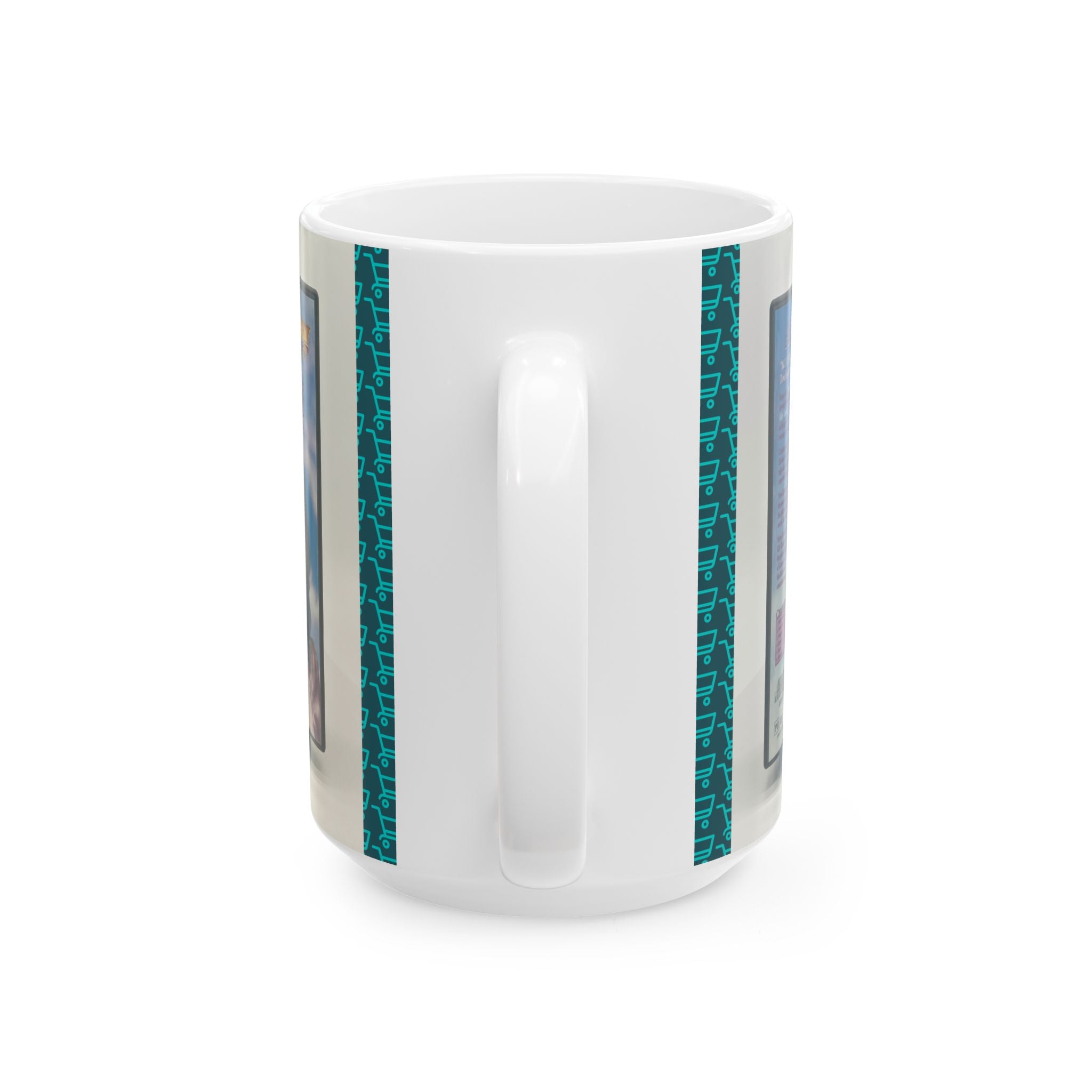 Vintage Movie Poster Ceramic Mug — Classic Film Collage Coffee Cup (11oz/15oz)