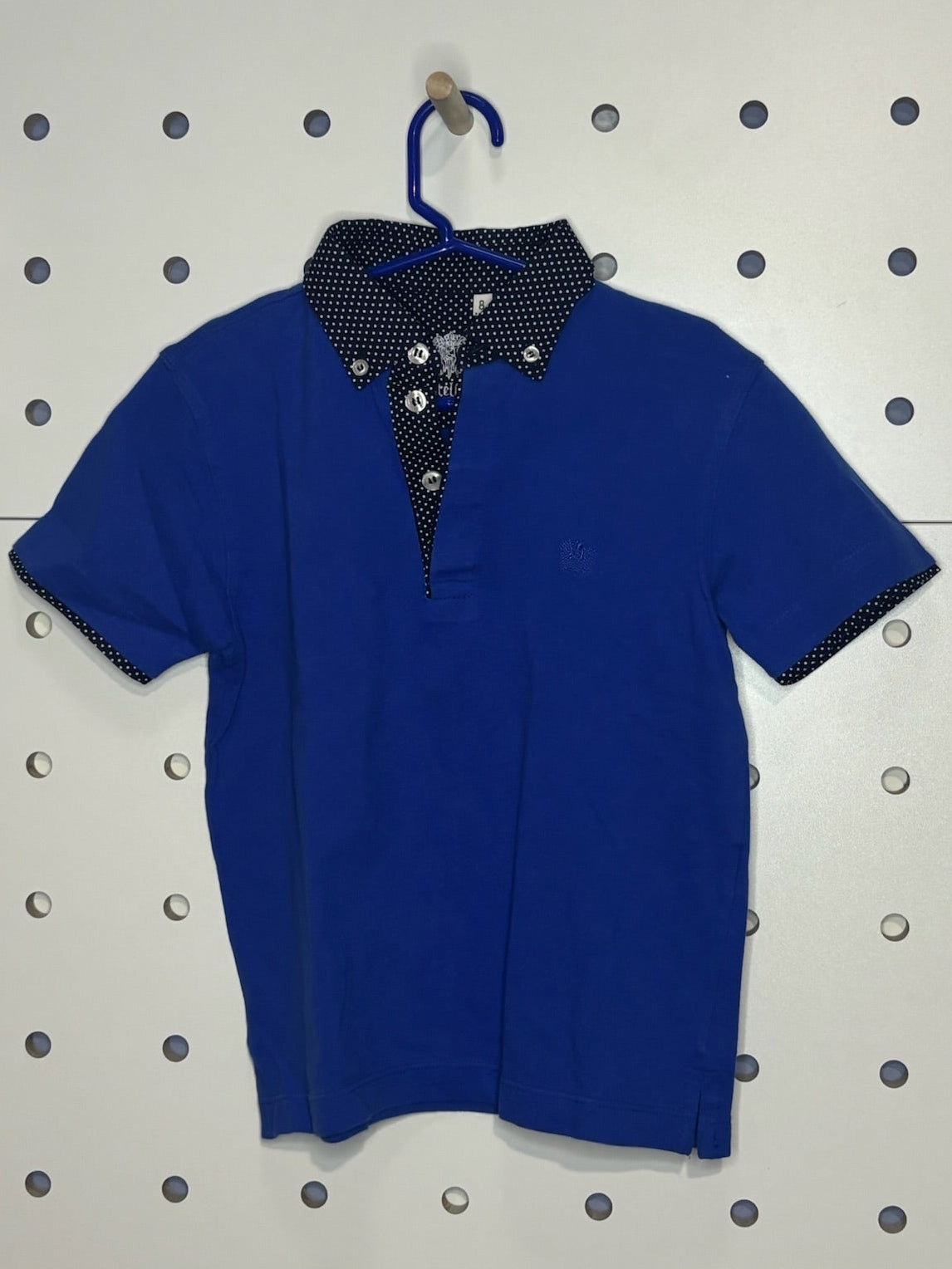 Atelier - Kids' Two-Tone Blue Polo Shirt