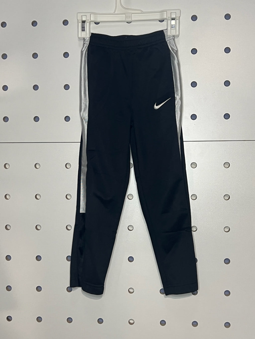 Nike - Kids' Black and Silver Athletic Pants