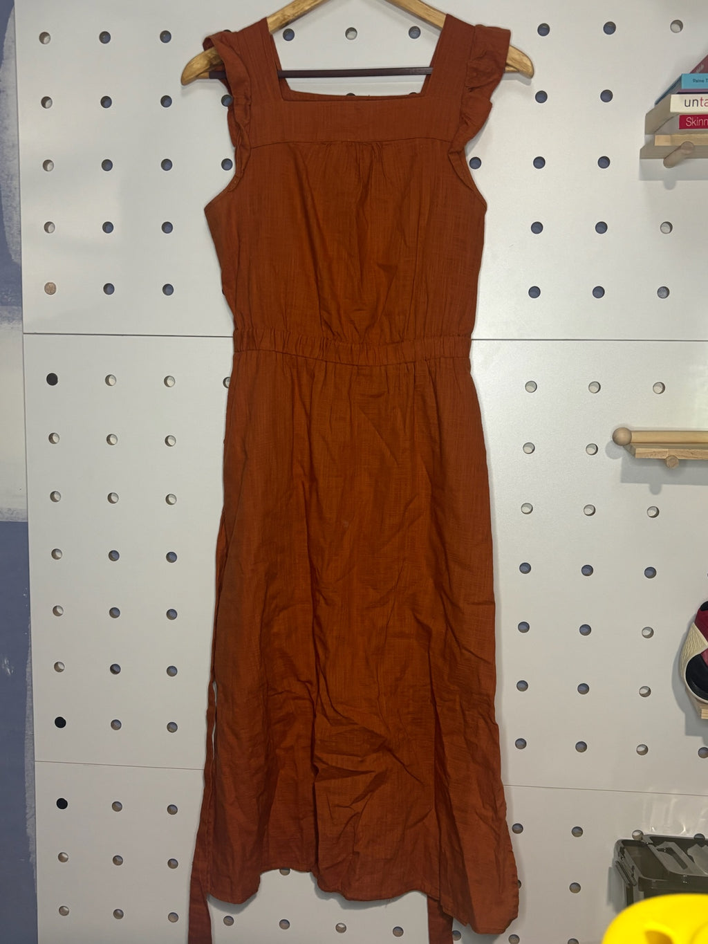 Universal Thread - Rust Orange Poplin Cotton Dress