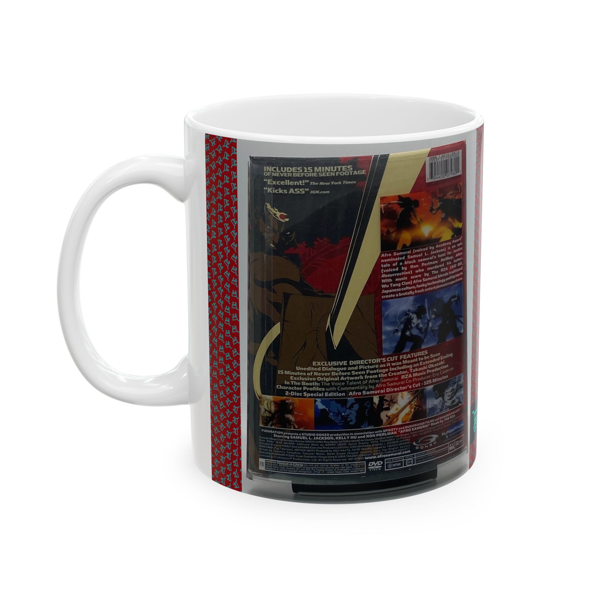 Ceramic Mug — Retro Movie Poster Collage Coffee Cup
