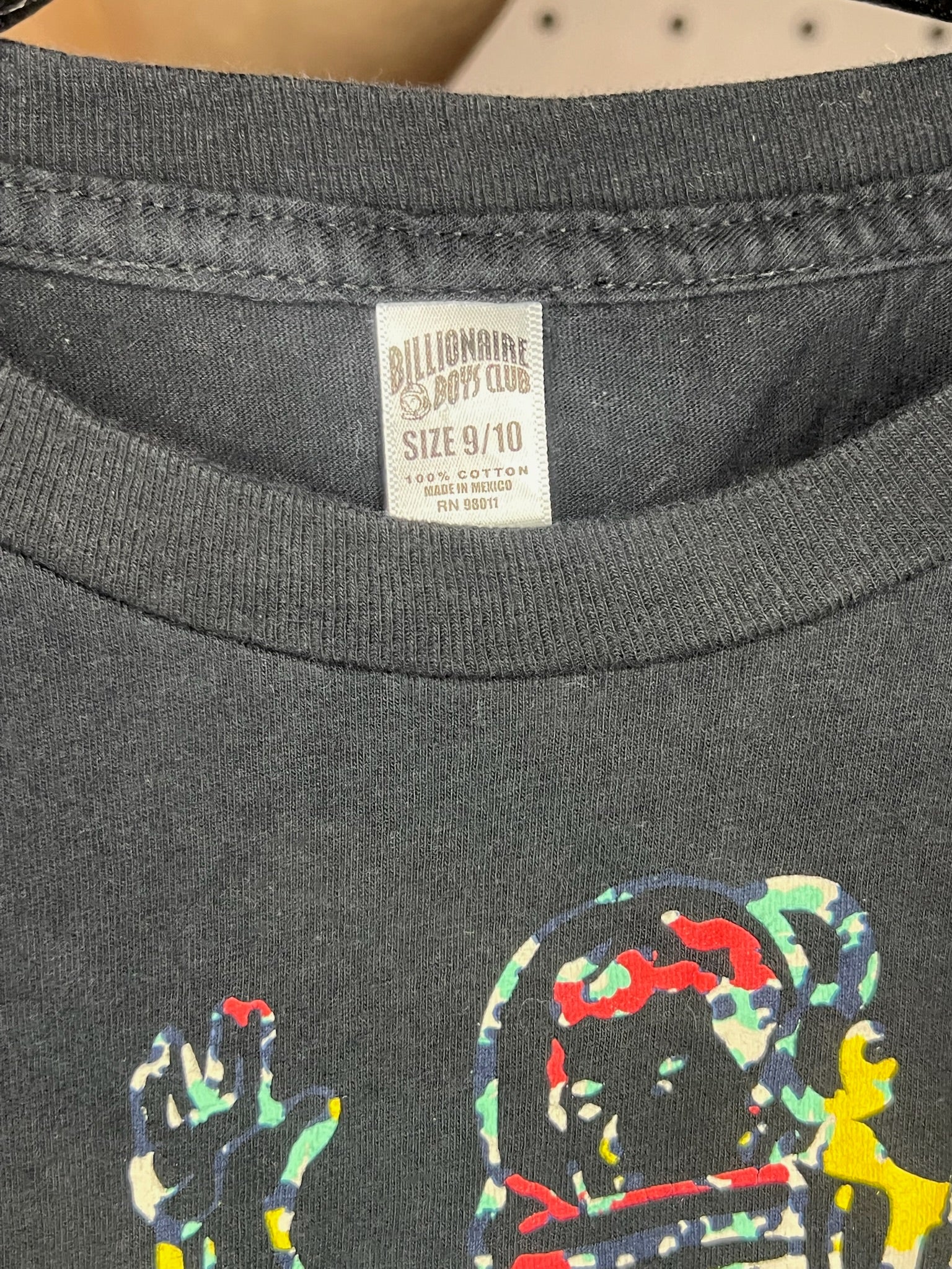 Billionaire Boys' Club - Black Multicolor Astronaut T-Shirt