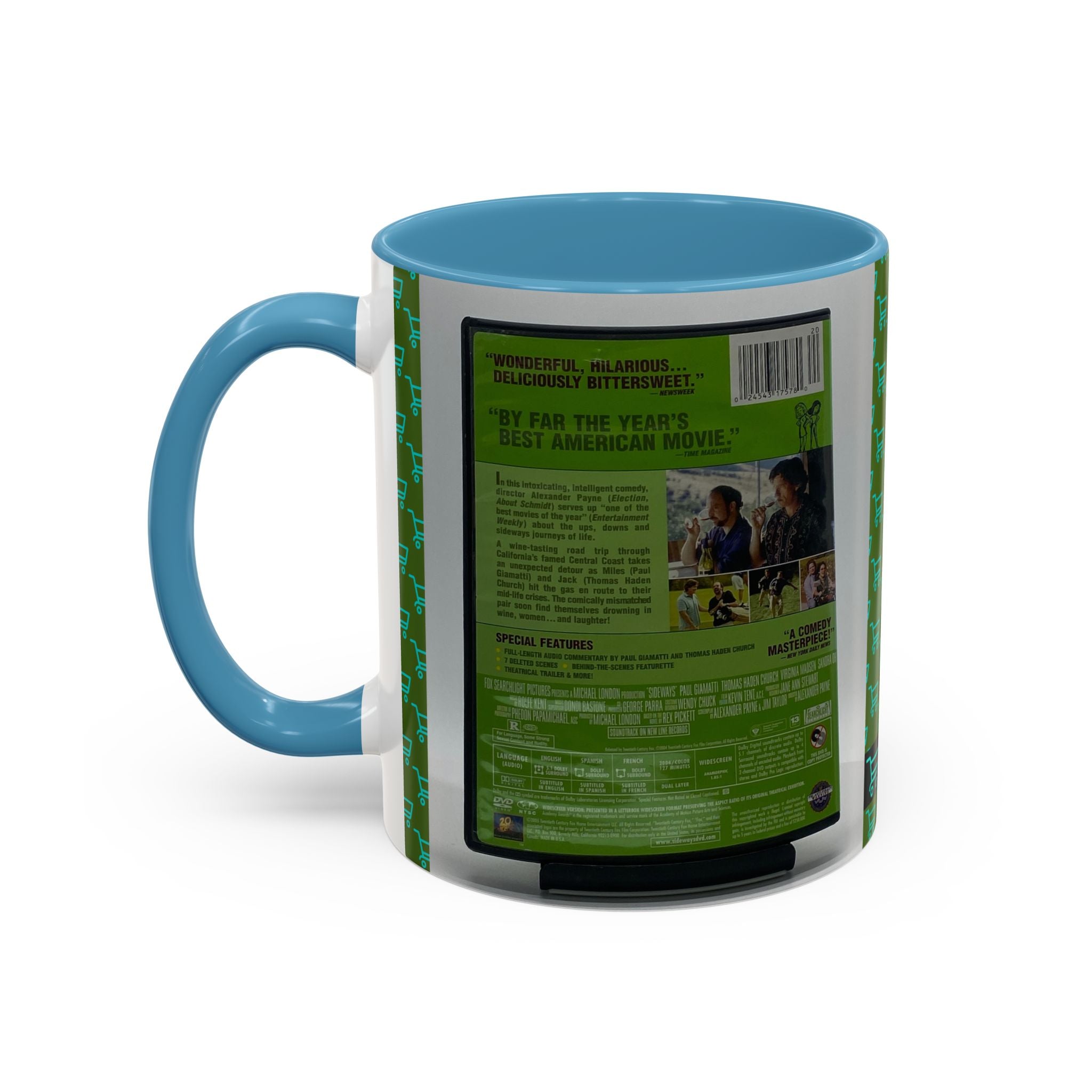 Sideways Movie Poster Accent Coffee Mug — 11/15oz