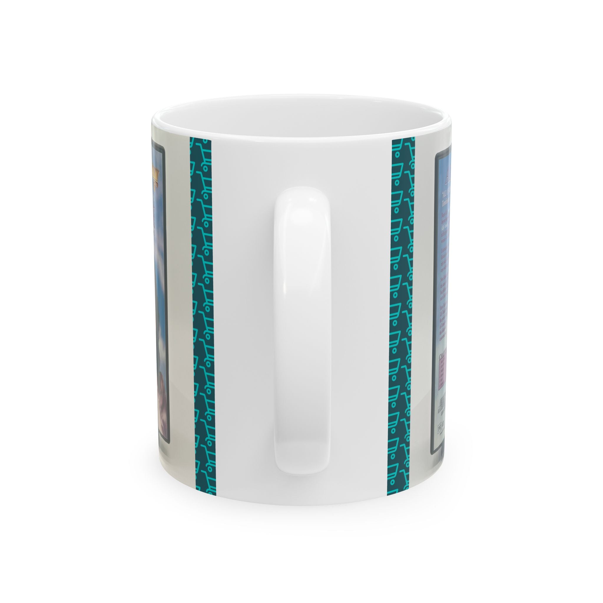Vintage Movie Poster Ceramic Mug — Classic Film Collage Coffee Cup (11oz/15oz)