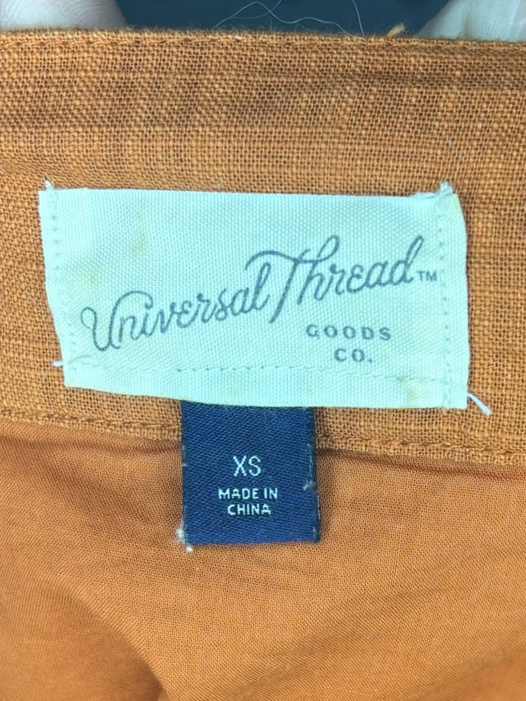 Universal Thread - Rust Orange Poplin Cotton Dress