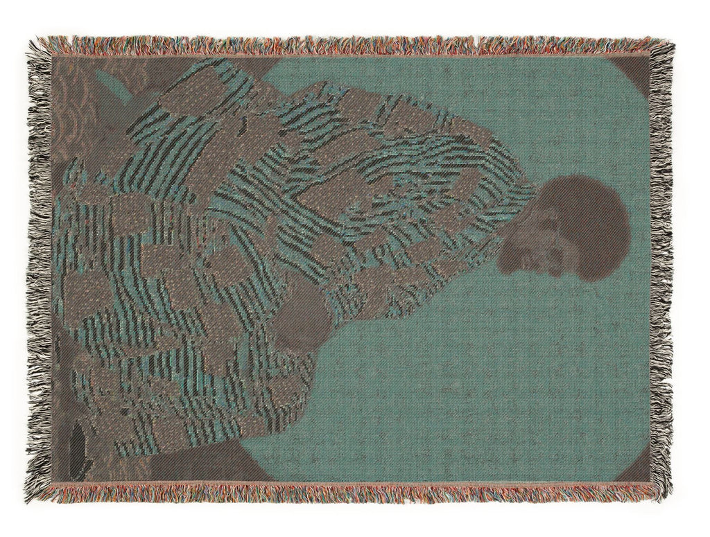 Afromerican Hero - Woven Blanket