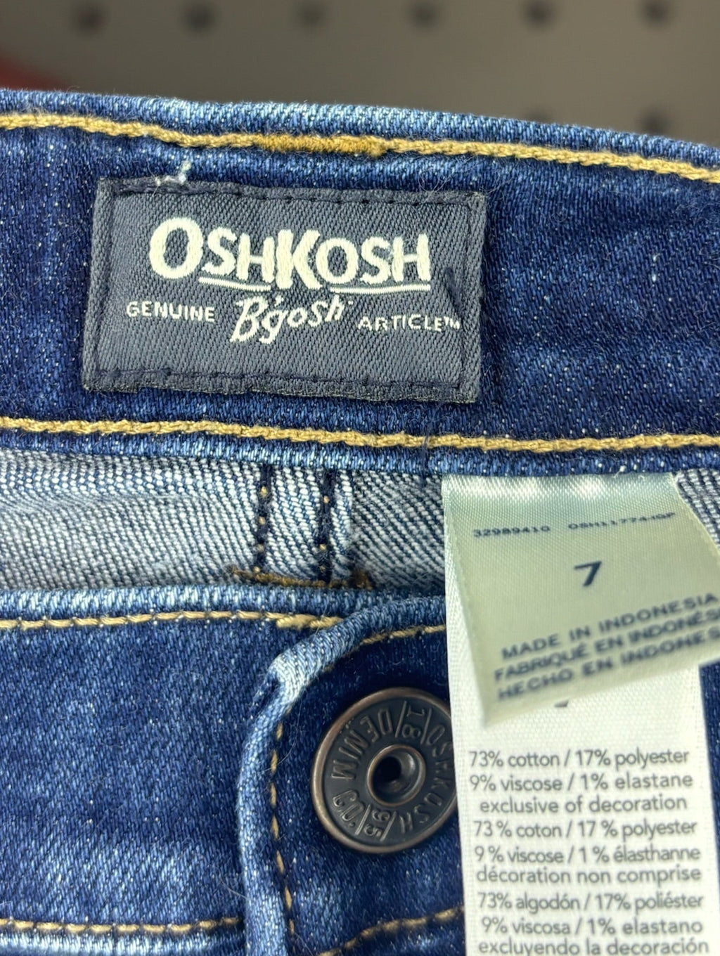 OshKosh B'gosh - Kids' Distressed Dark Blue Jeans
