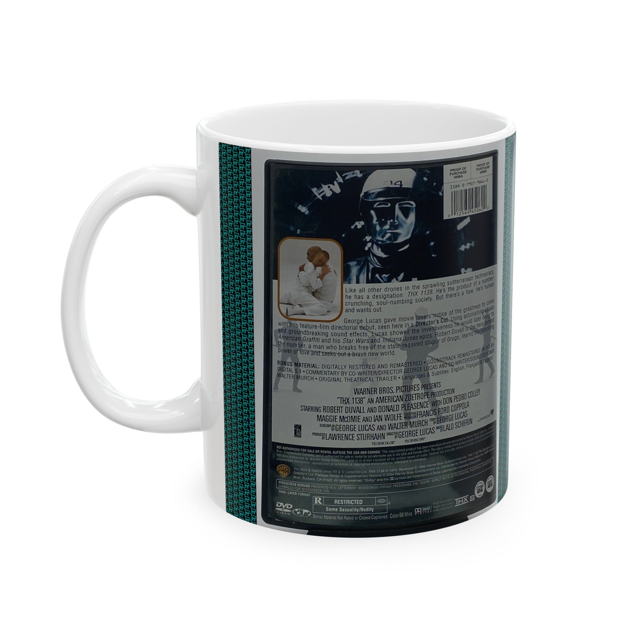Vintage THX 1138 Ceramic Mug – Retro Coffee Cup (11oz/15oz)