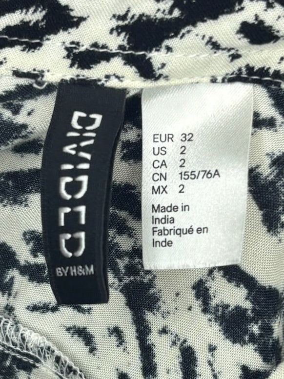 Divided by H&M - Black and White Blouse