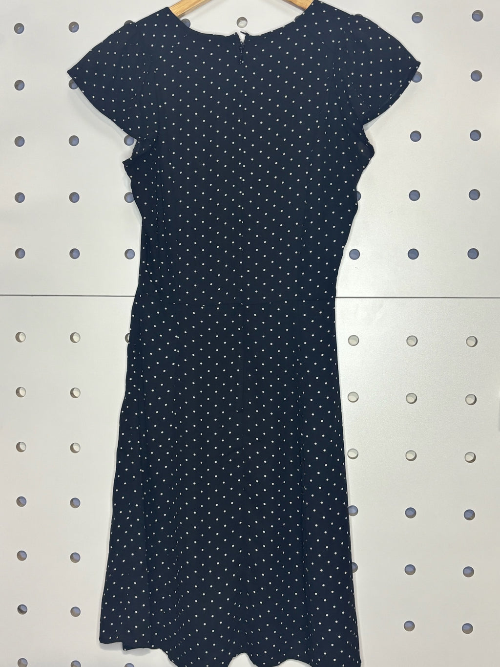 H&M - Black Short Sleeved Polka Dot Dress