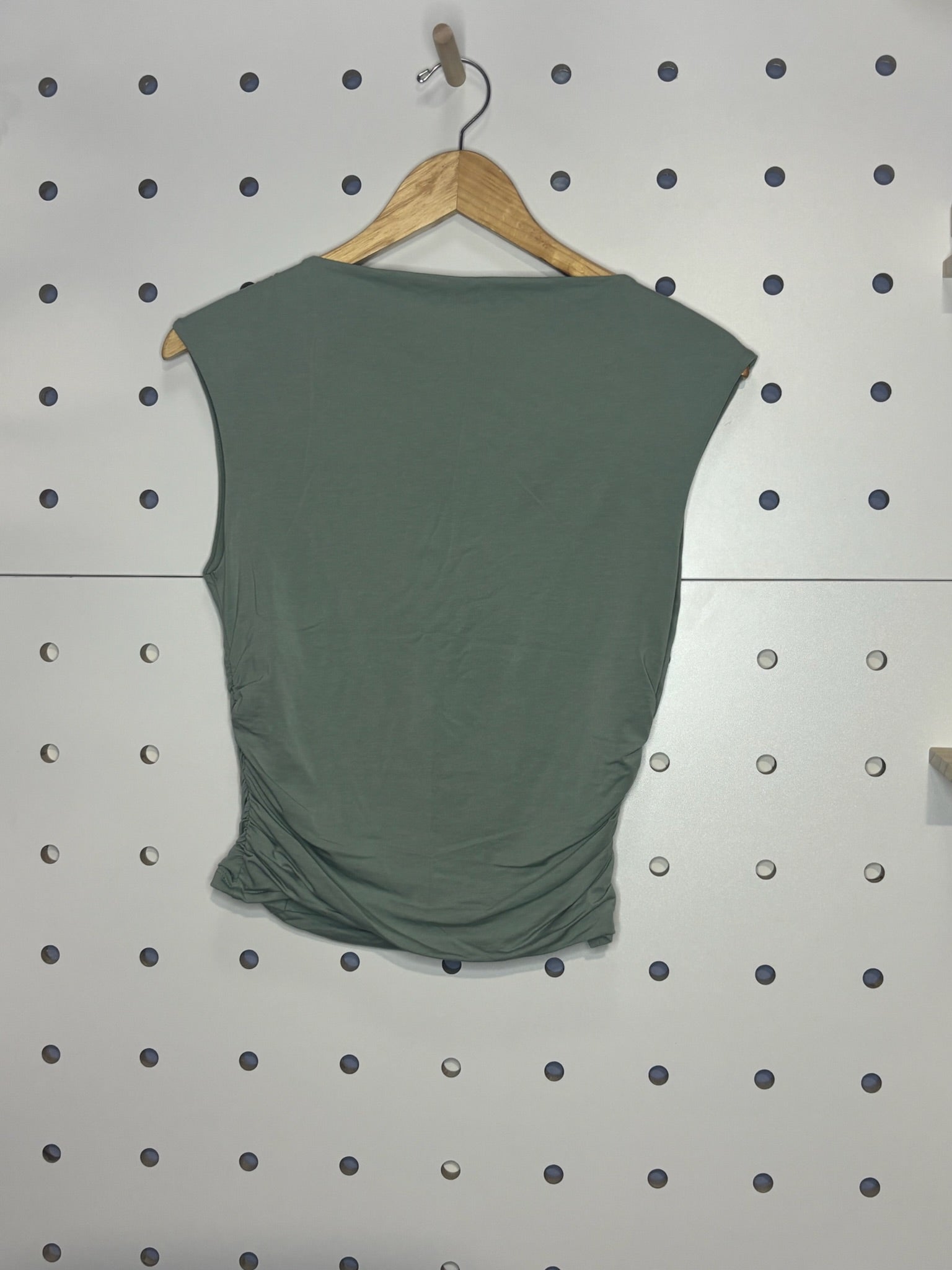 Abercrombie & Fitch - A&F Modal Blend Collection Sleeveless Pale Green Shirt