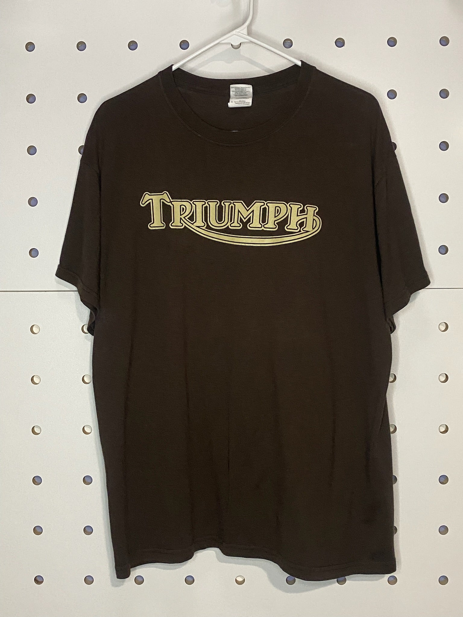 Screen Printed Triumph Brown Manayunk T-Shirt