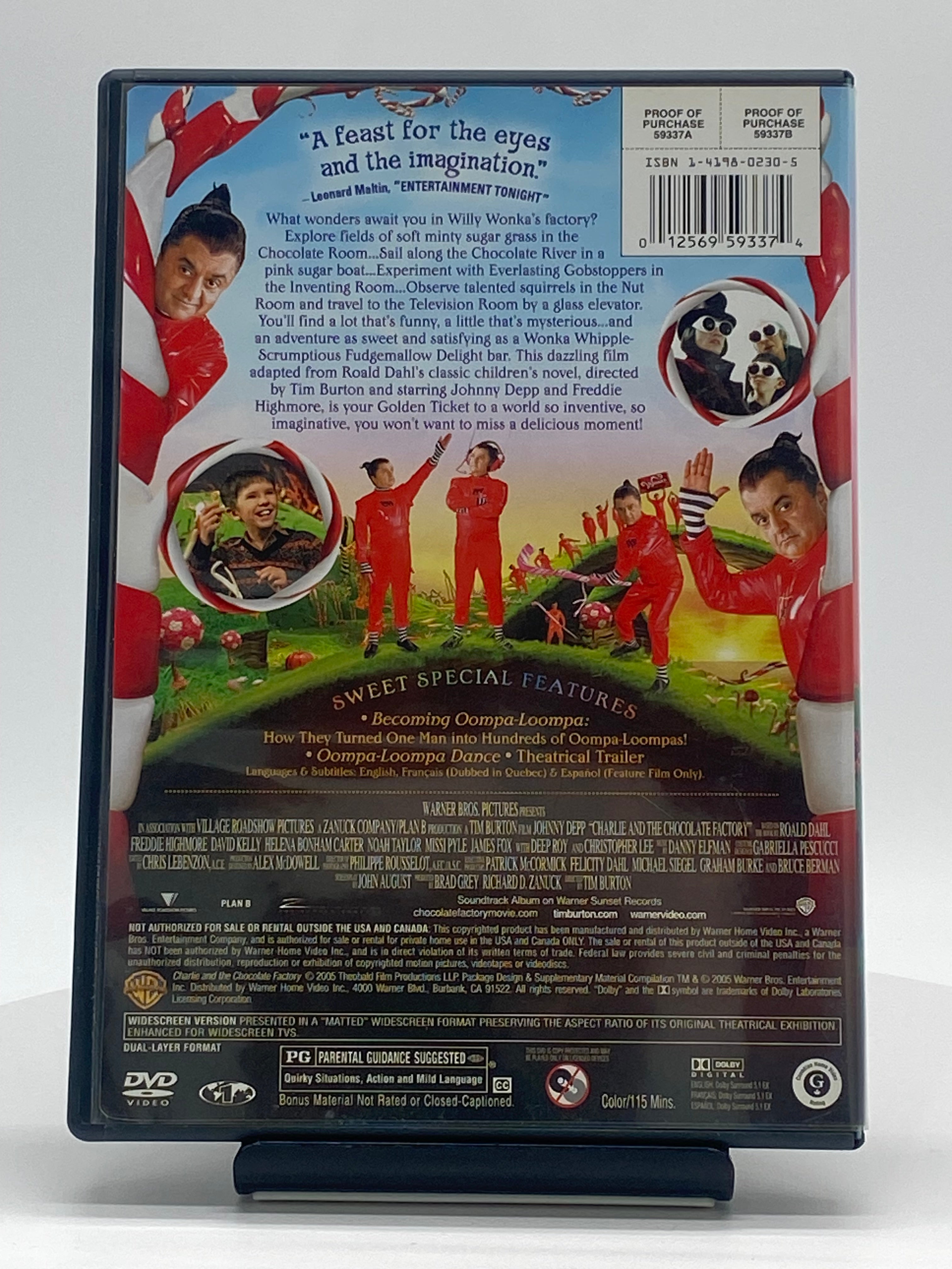 Charlie and the Chocolate Factory - Widescreen (DVD)