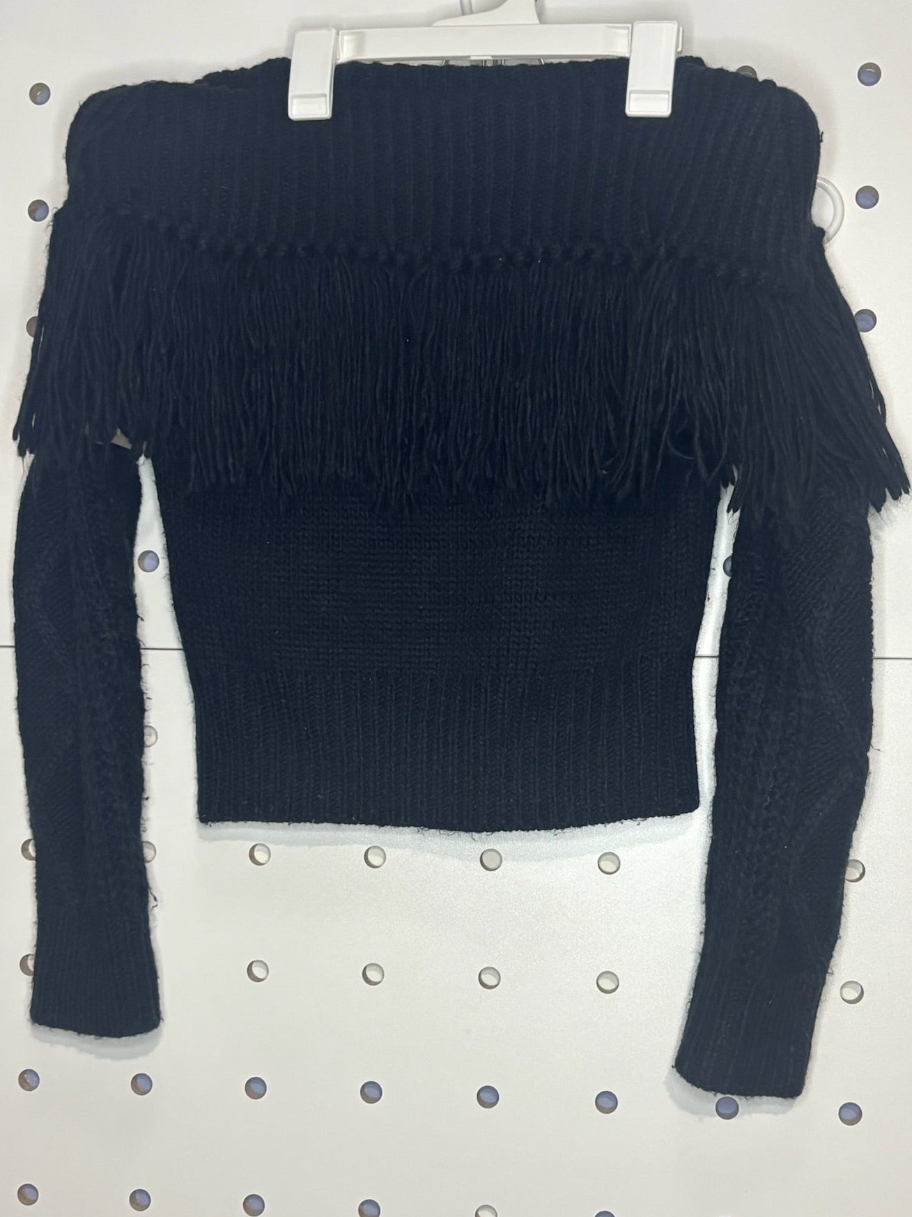 Blue B - Off-Shoulder Black Sweater