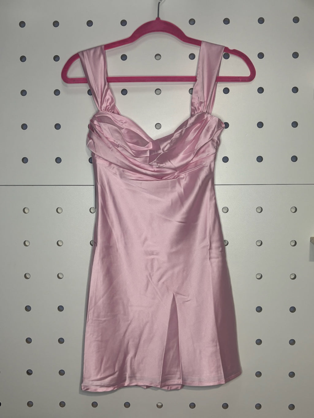 Princess Polly - Off the Shoulder Mini Dress - Light Pink