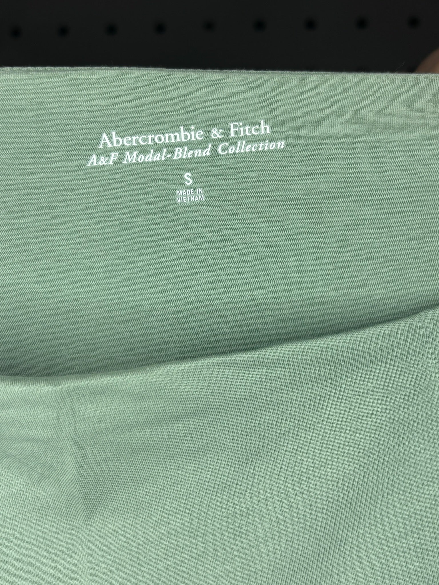 Abercrombie & Fitch - A&F Modal Blend Collection Sleeveless Pale Green Shirt
