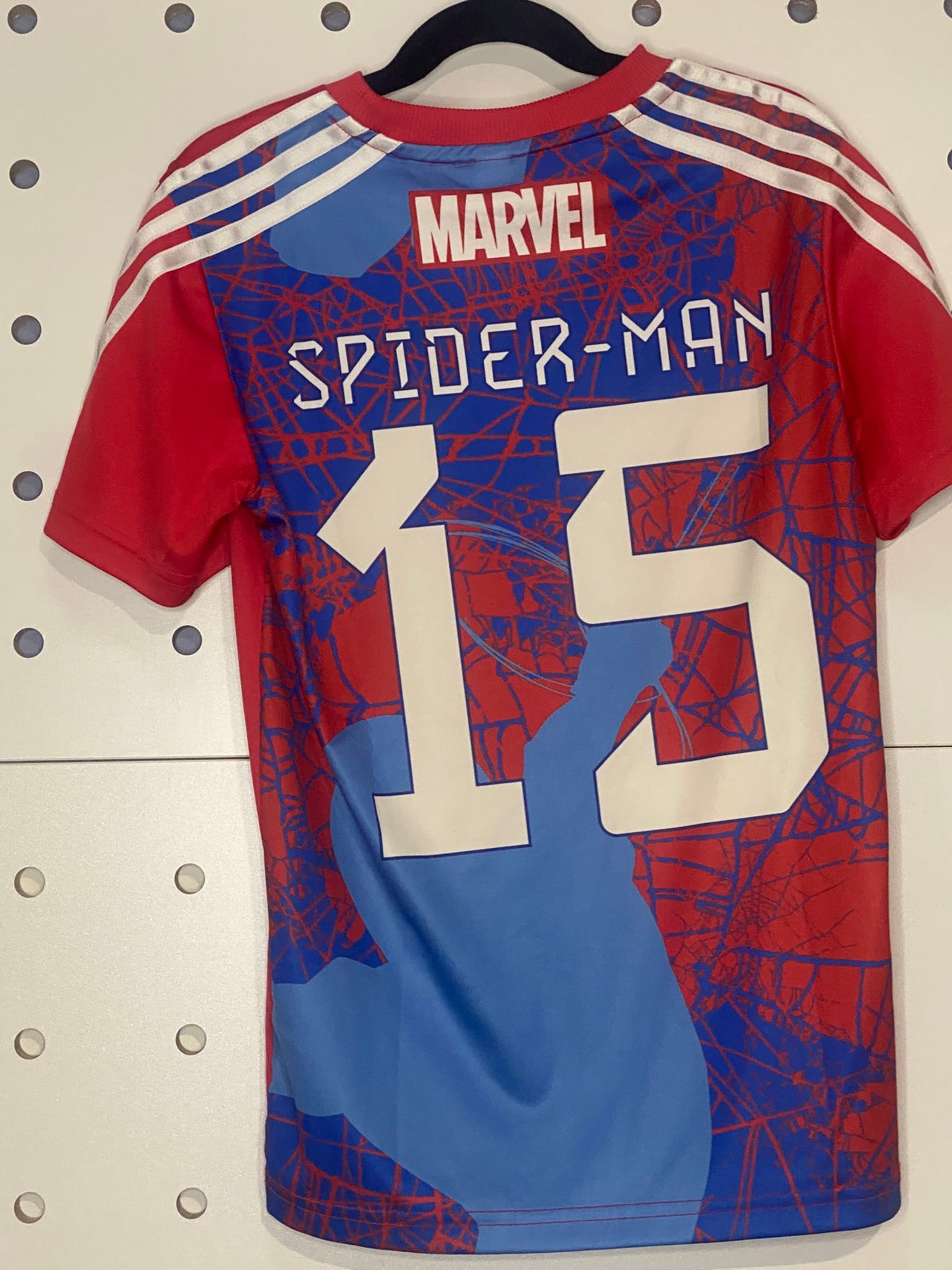 Adidas - Youth Marvel Spiderman Soccer Uniform (Shirt and Shorts)