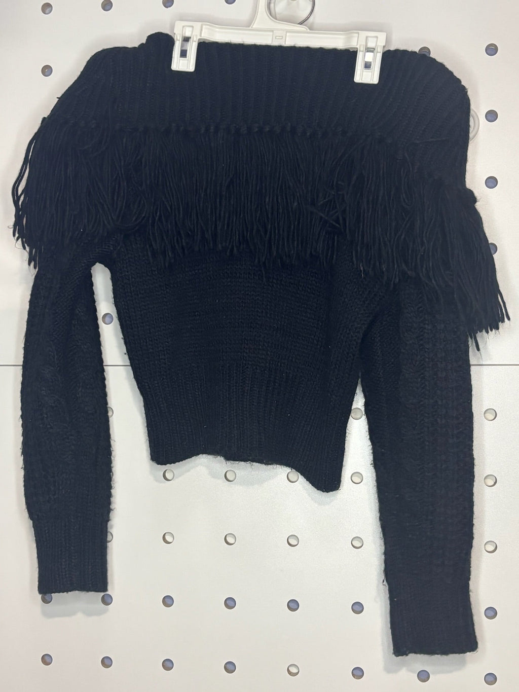 Blue B - Off-Shoulder Black Sweater