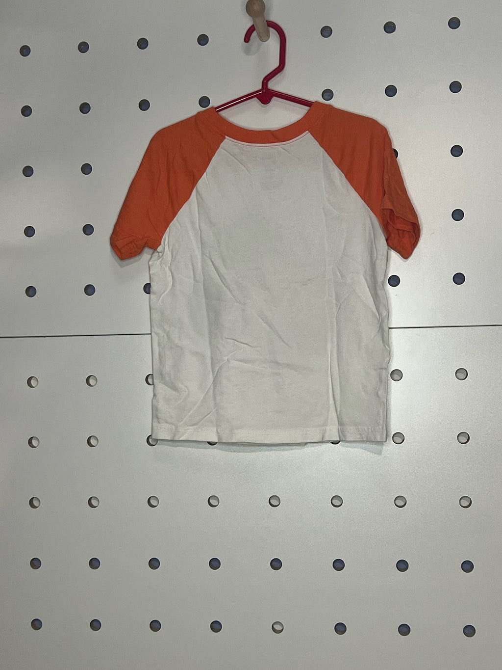 Disney - Little Kids' Mickey Mouse Orange and White Baseball T-Shirt