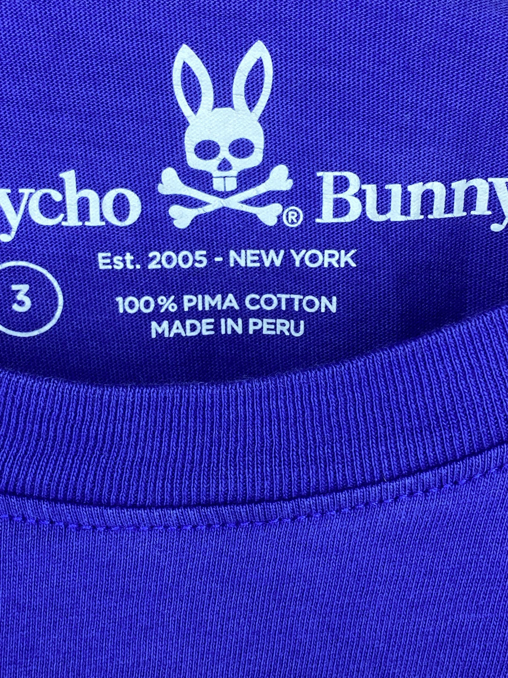 Psycho Bunny - Purple Neon Graphic T-Shirt