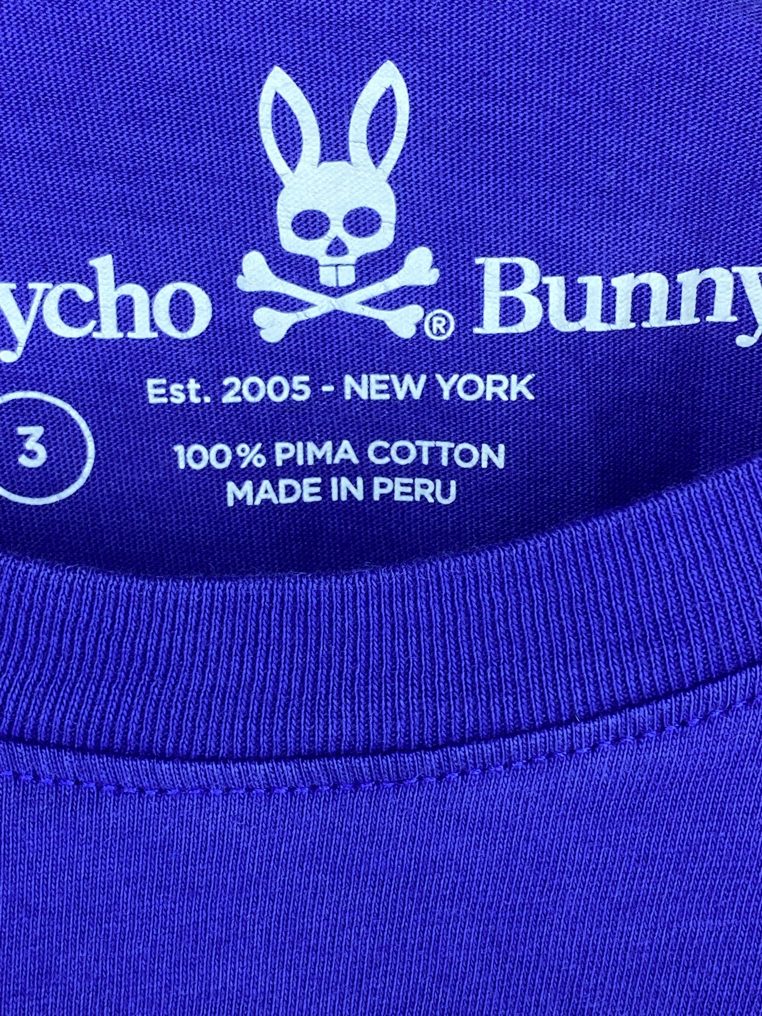 Psycho Bunny - Purple Neon Graphic T-Shirt