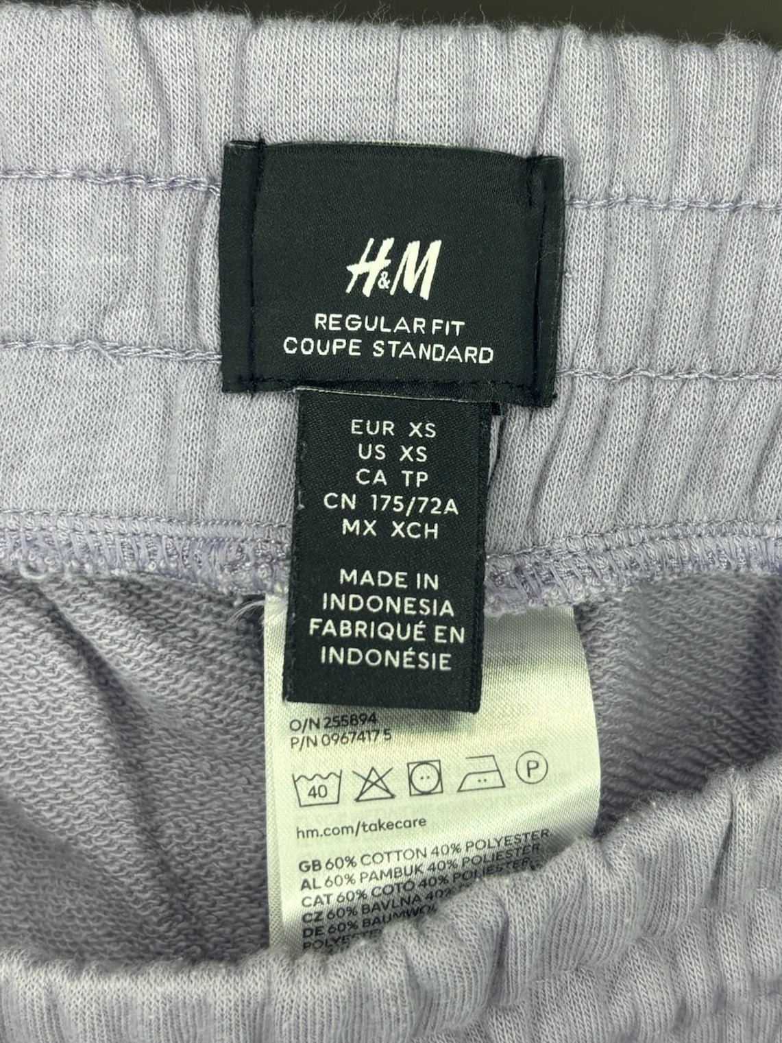 H&M - Lavender Sweat Shorts