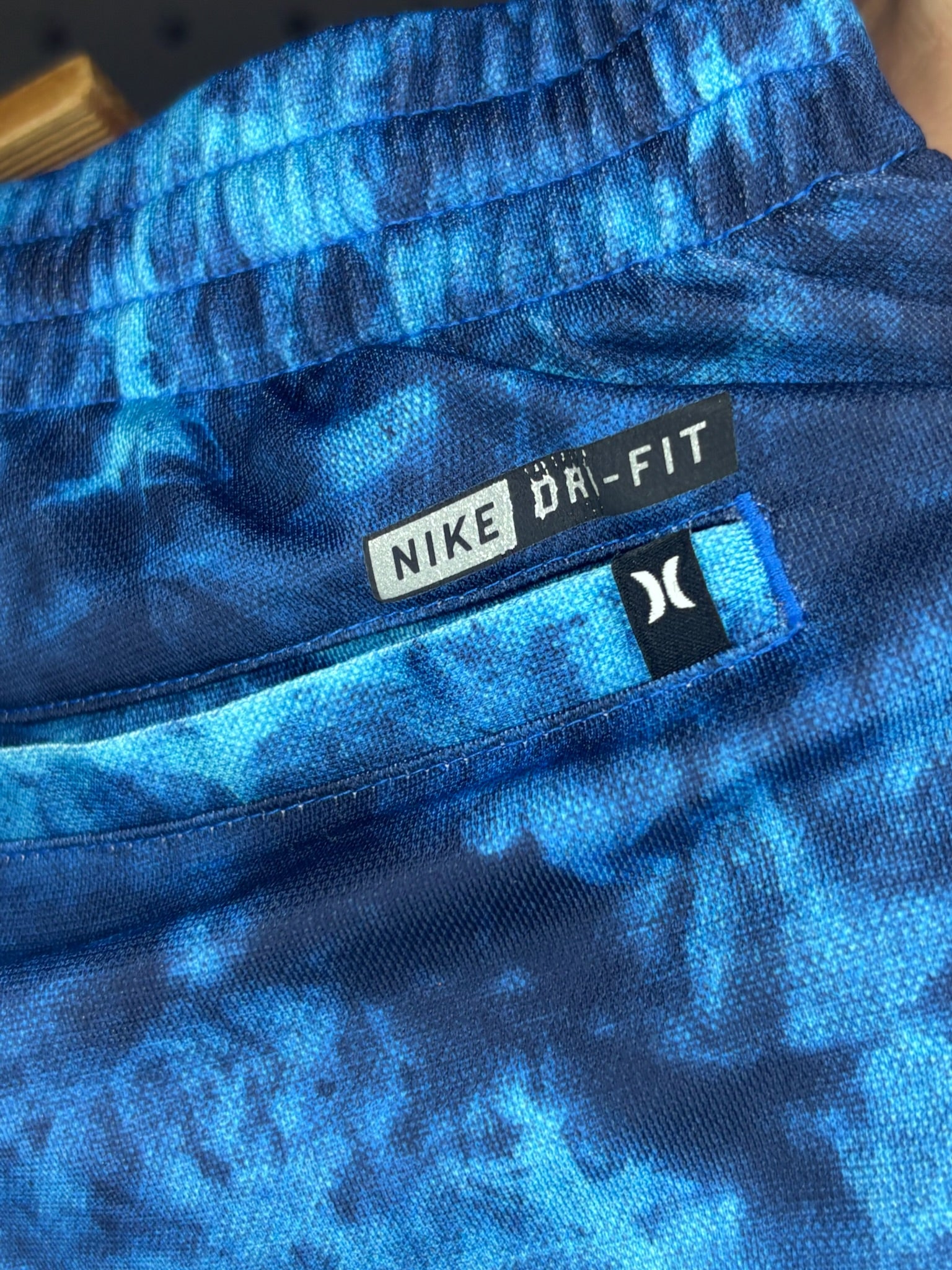 Hurley - Blue Dri-Fit Athletic Shorts