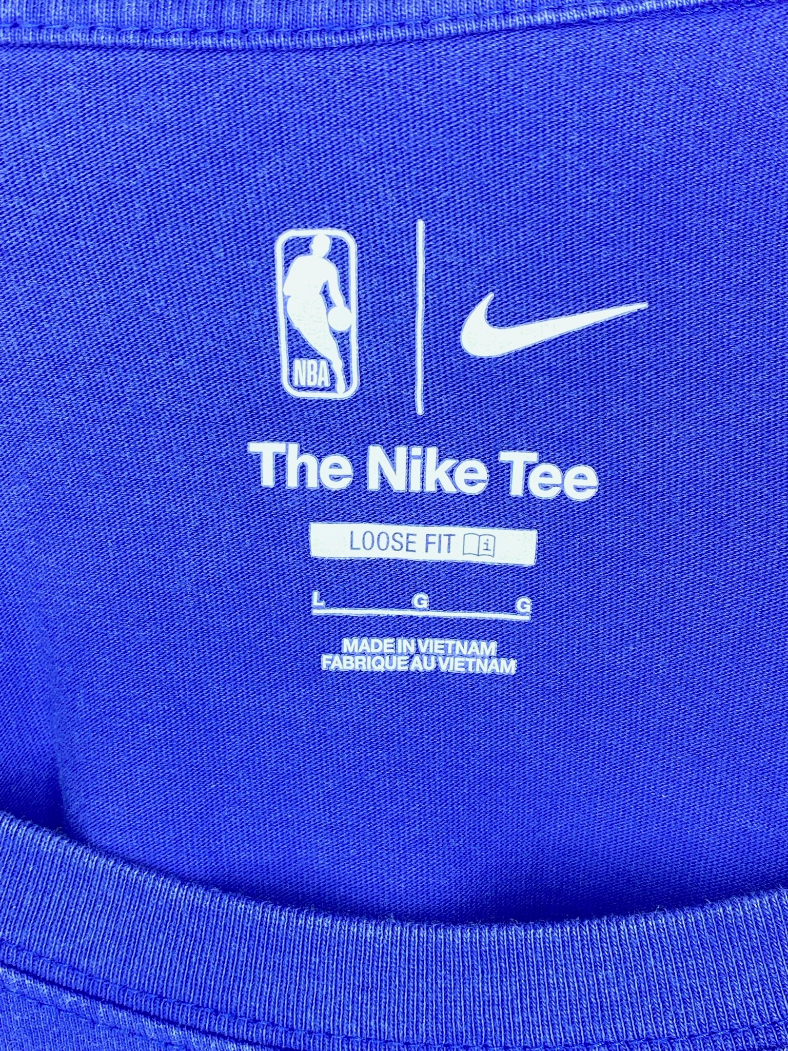 Nike - Men's NBA 76ers Royal Blue T-Shirt