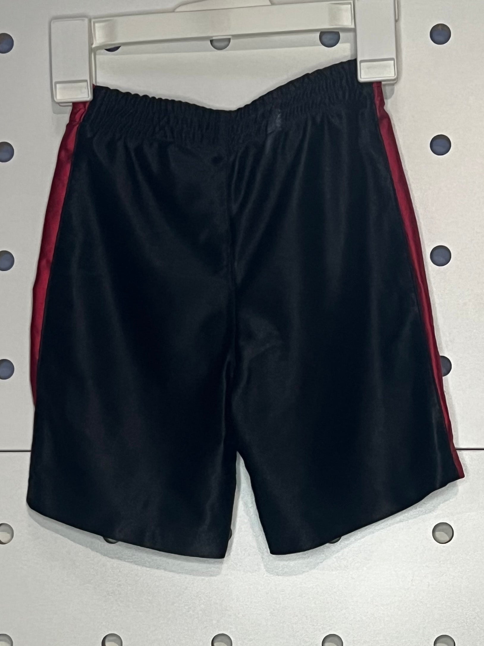 Nike - Kids' Black Red and White Basketball Shorts