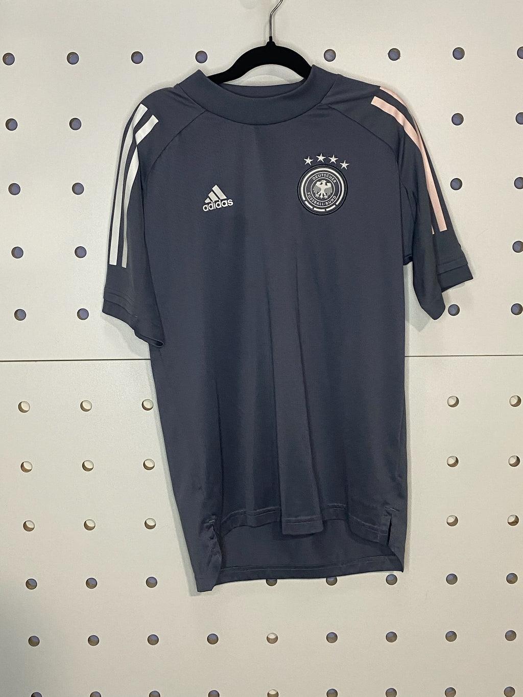 Adidas - Youth Gray Germany National Team Soccer Training Jersey
