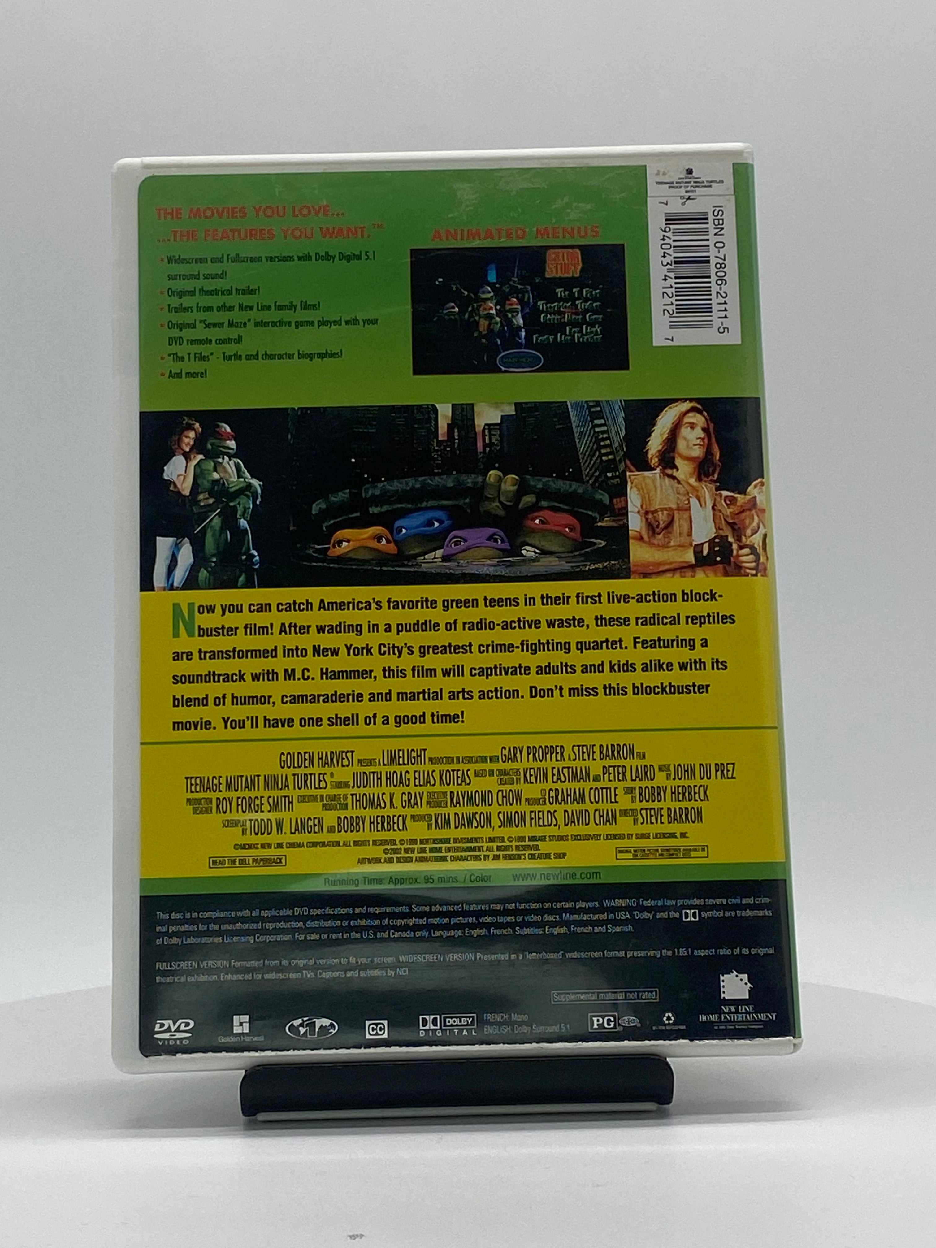 Teenage Mutant Ninja Turtles: The Movie (DVD)