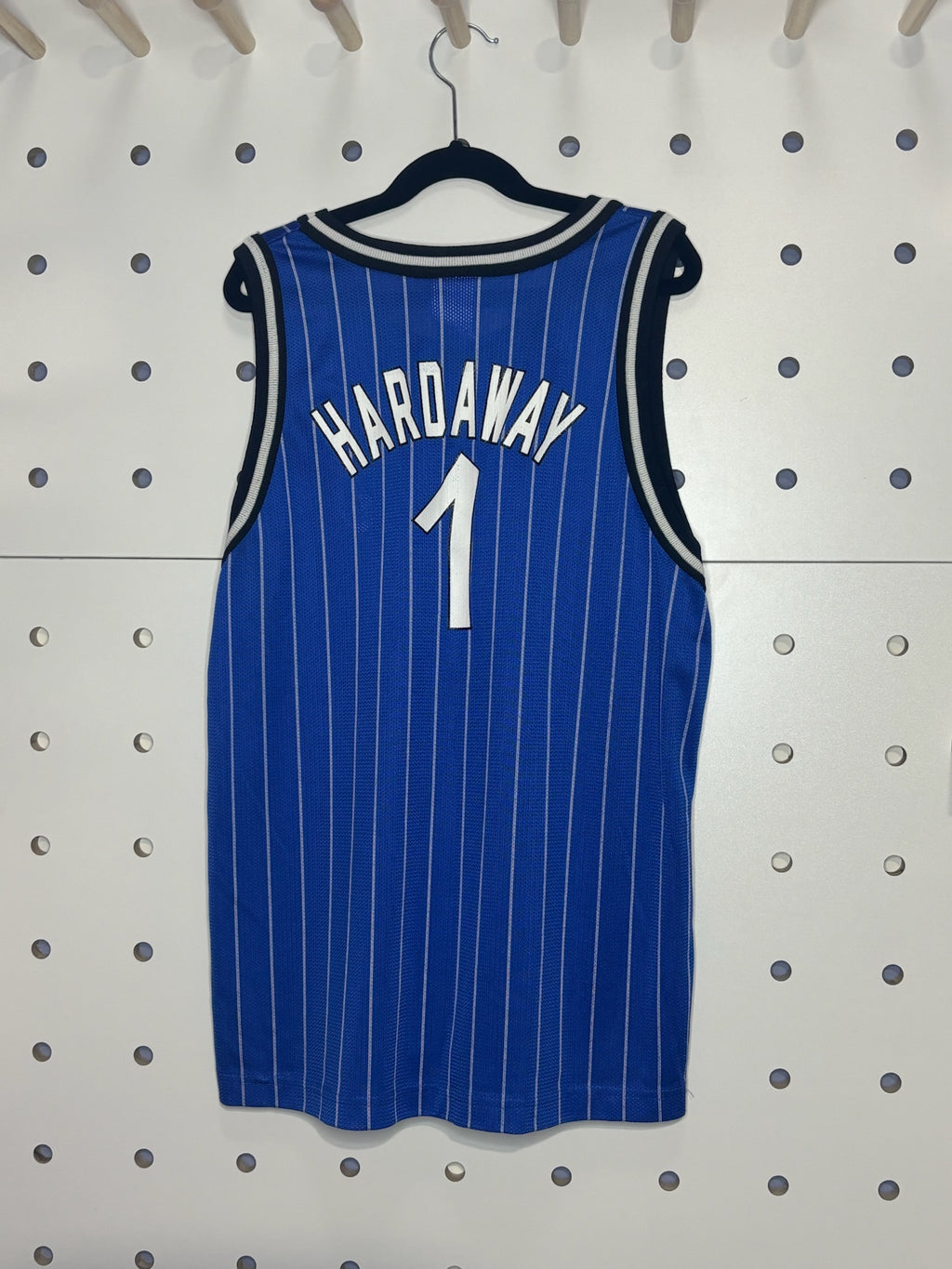 Champion - Vintage Striped Orlando Magic NBA Basketball Jersey