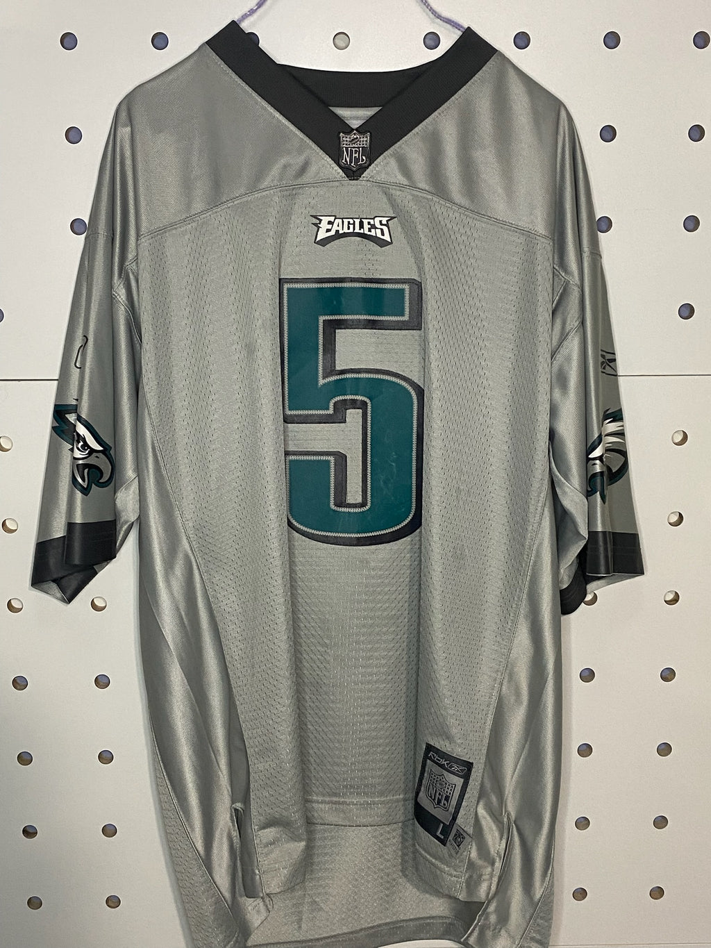 Reebok - Men's Gray NFL Philadelphia Eagles Jersey