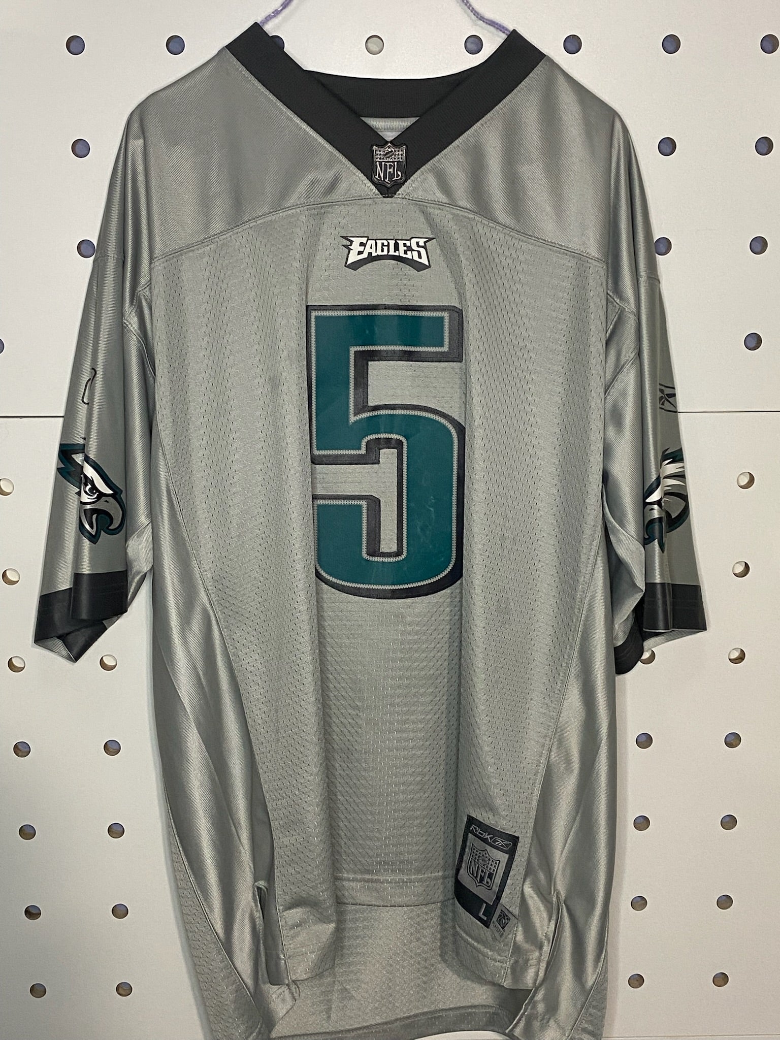Reebok - Men's Gray NFL Philadelphia Eagles Jersey