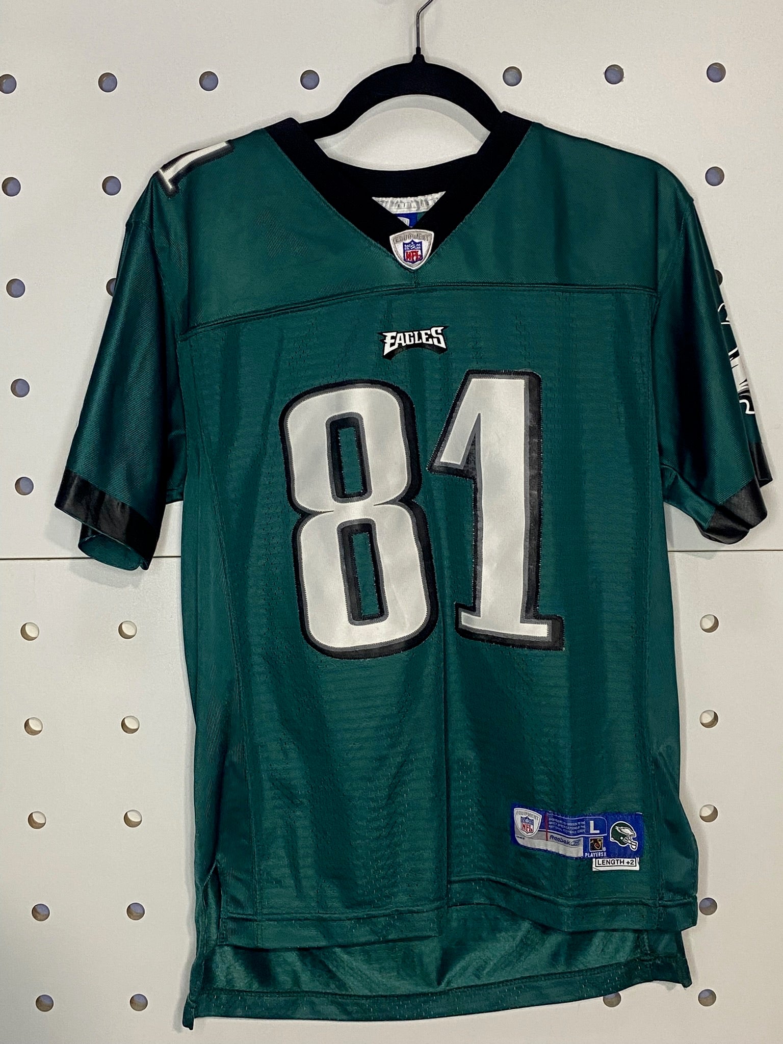 Reebok - Youth Green NFL Philadelphia Eagles Football Jersey