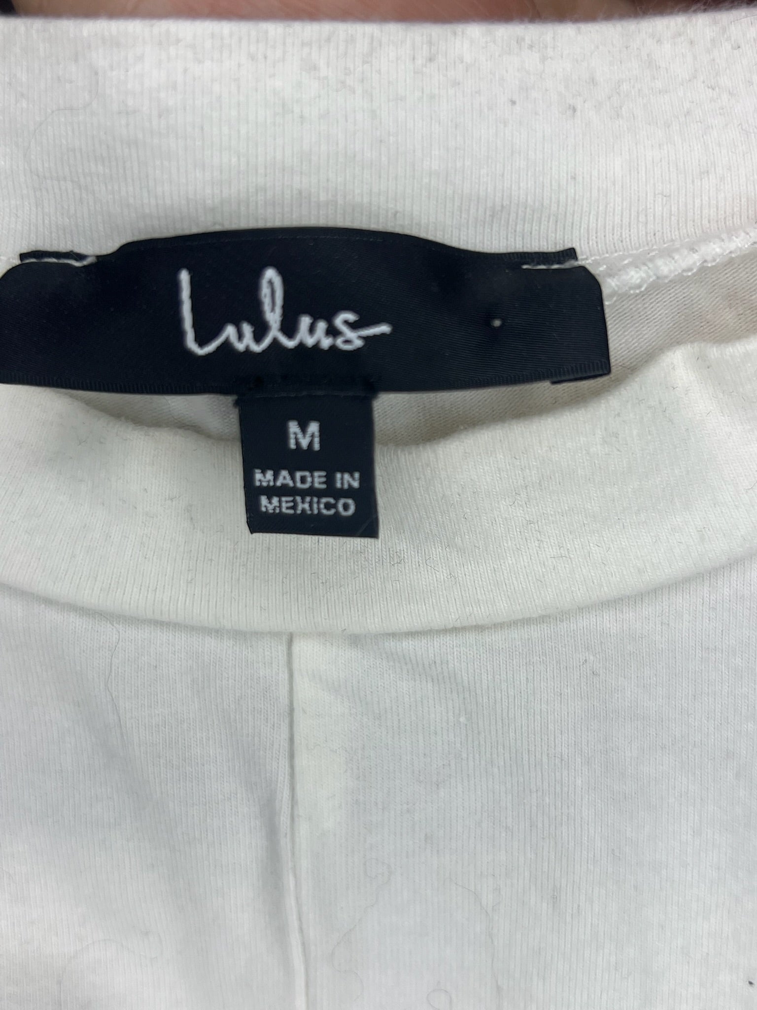 Lulus - White Scrunch T-Shirt