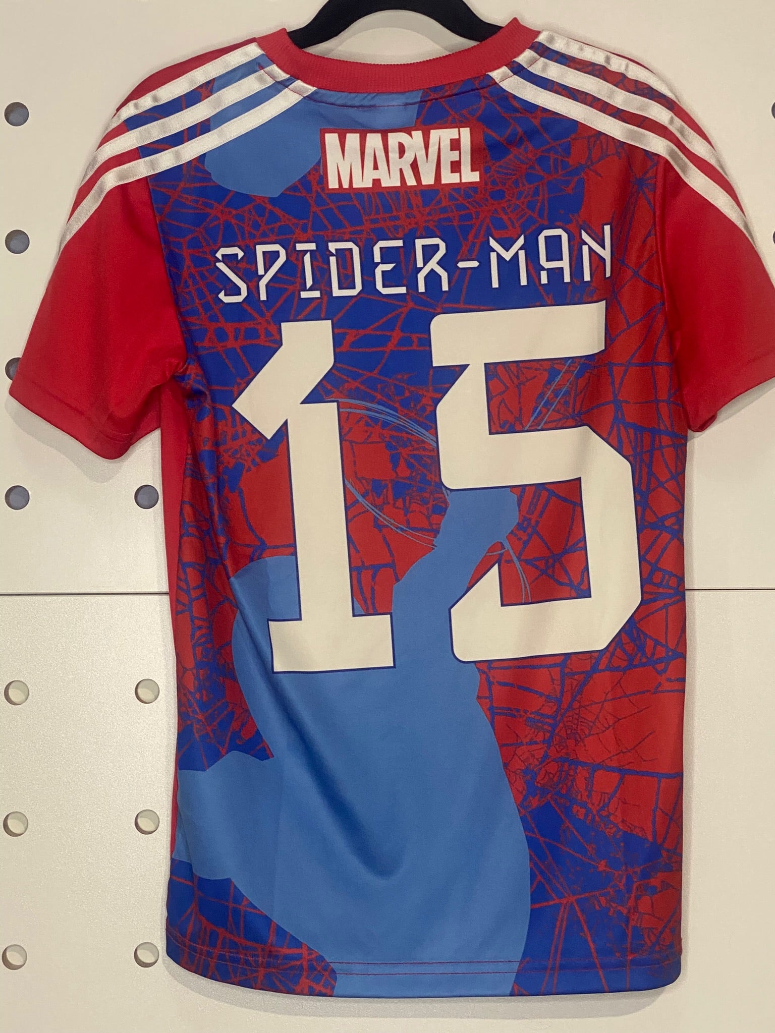 Adidas - Youth Marvel Spiderman Soccer Uniform (Shirt and Shorts)