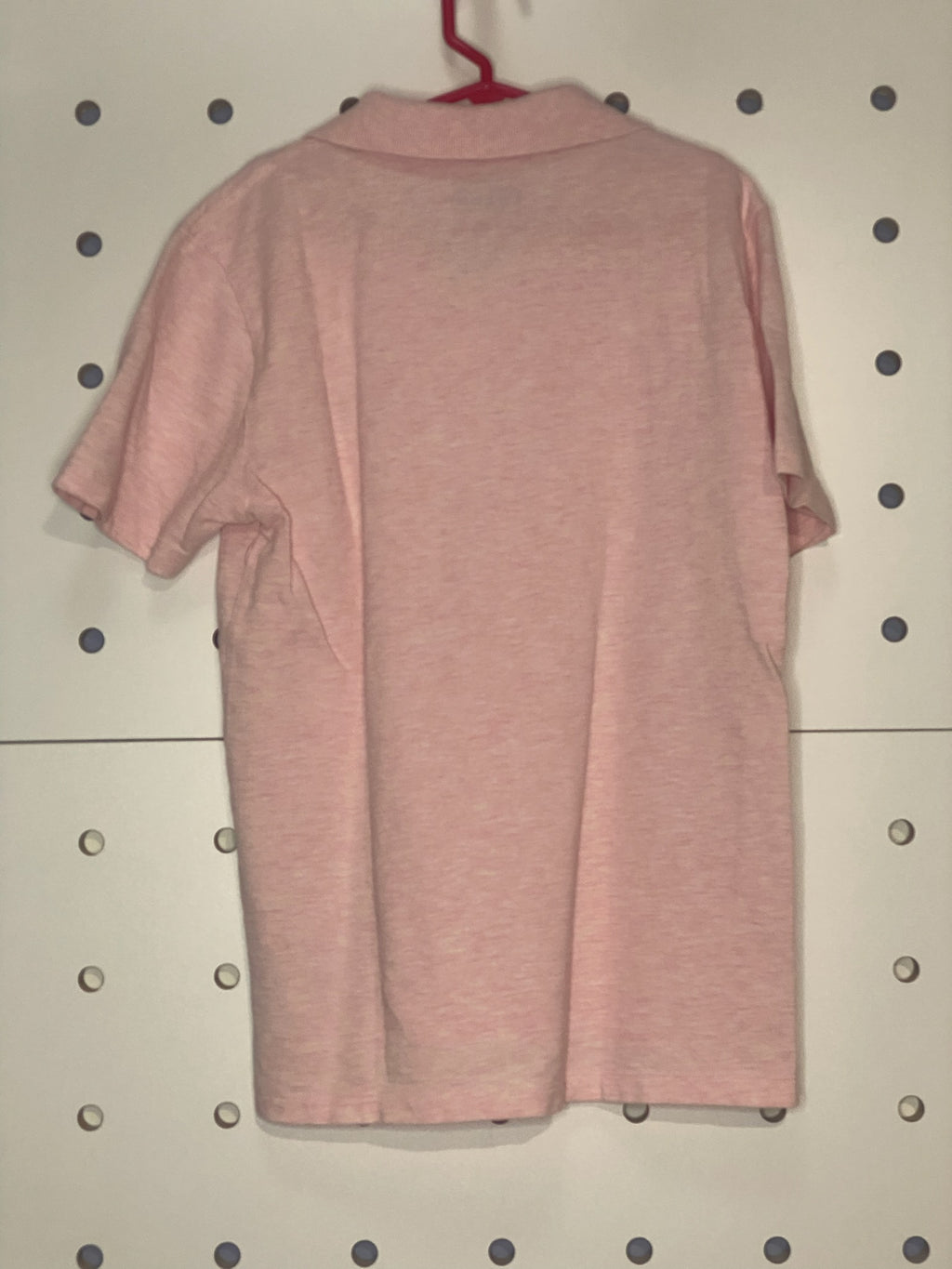Crewcuts Everyday - Youth Pink Cotton Polo with Dinosaur Logo
