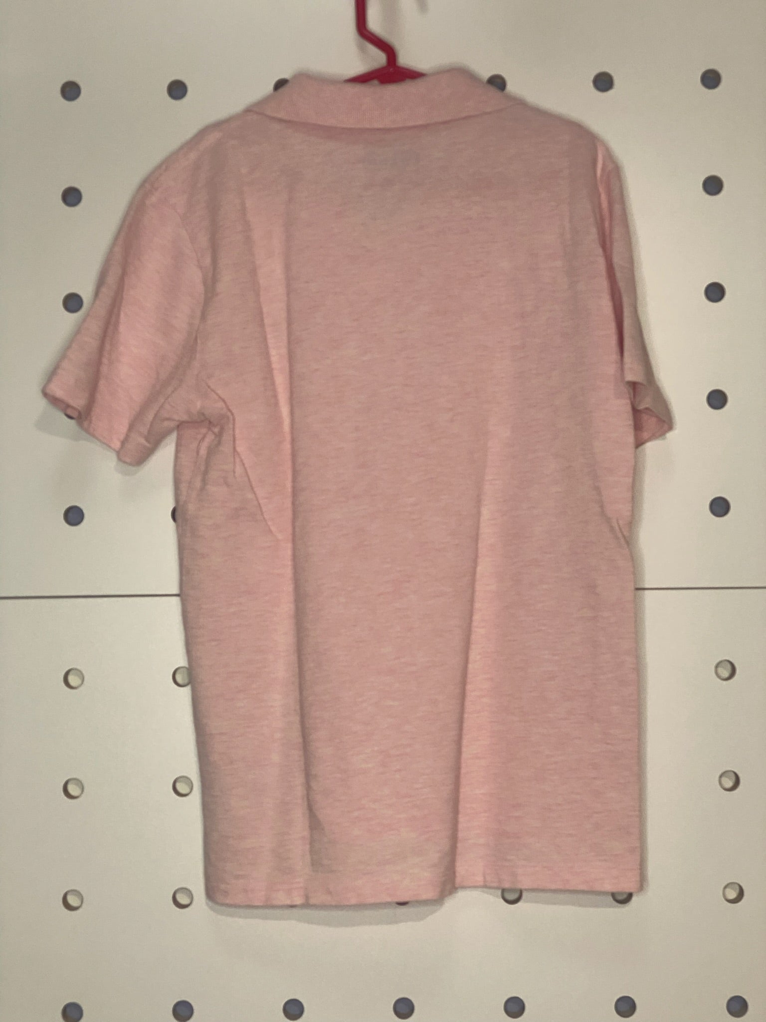 Crewcuts Everyday - Youth Pink Cotton Polo with Dinosaur Logo