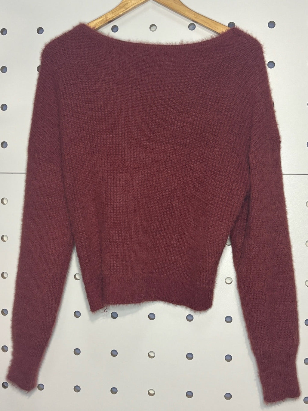 Lulu's - Burnt Orange Wrap Sweater