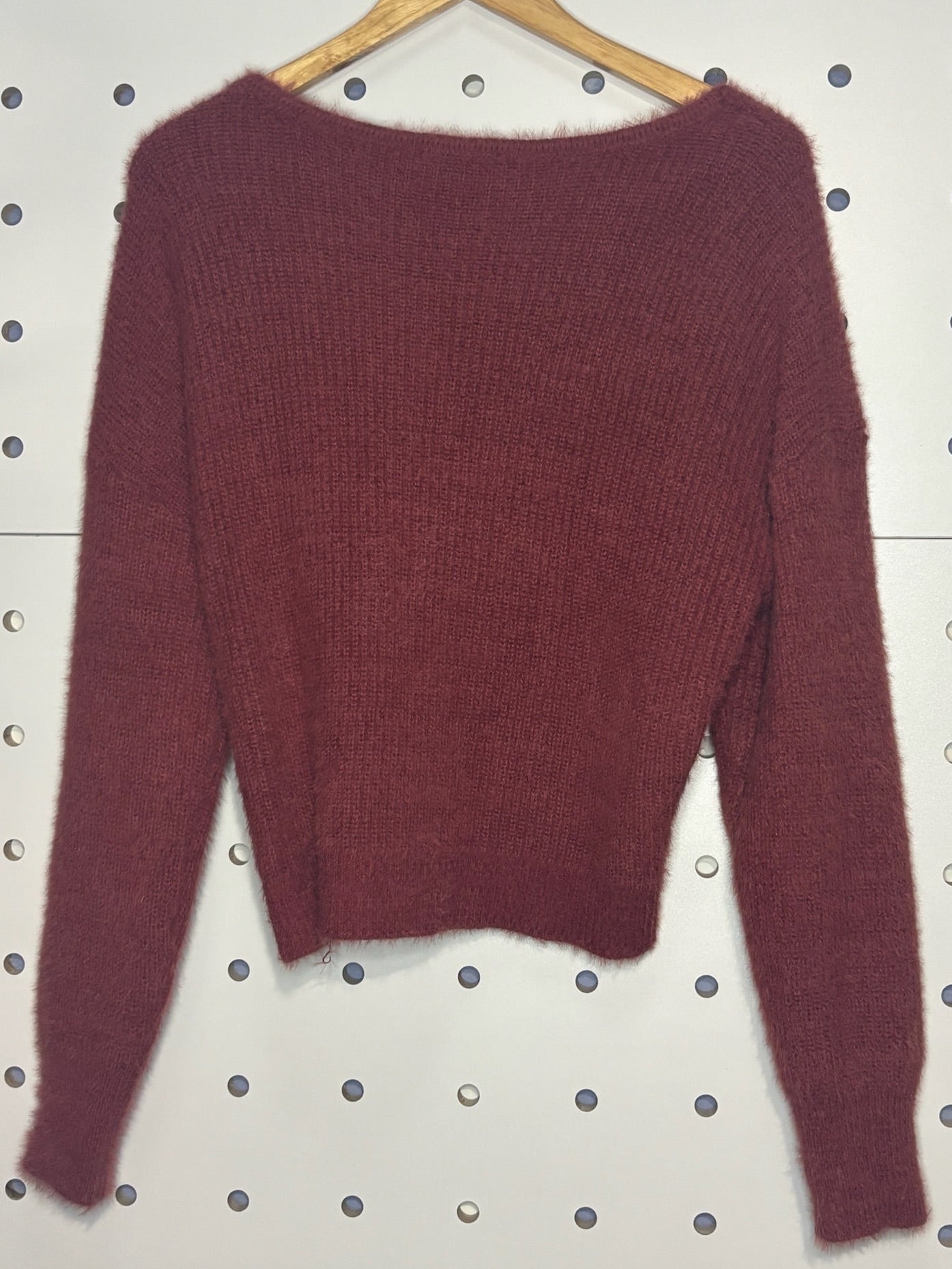Lulu's - Burnt Orange Wrap Sweater